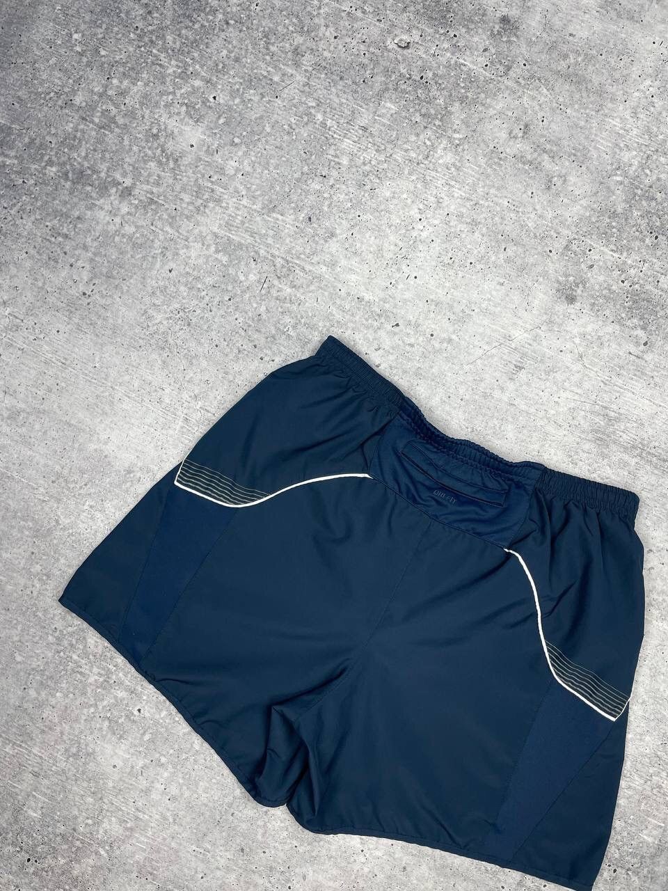 Nike × Vintage Vintage Nike 90’s Y2K Style Drill Blue Nylon Dri-Fit Shorts Size US 34 / EU 50 - 10 Thumbnail