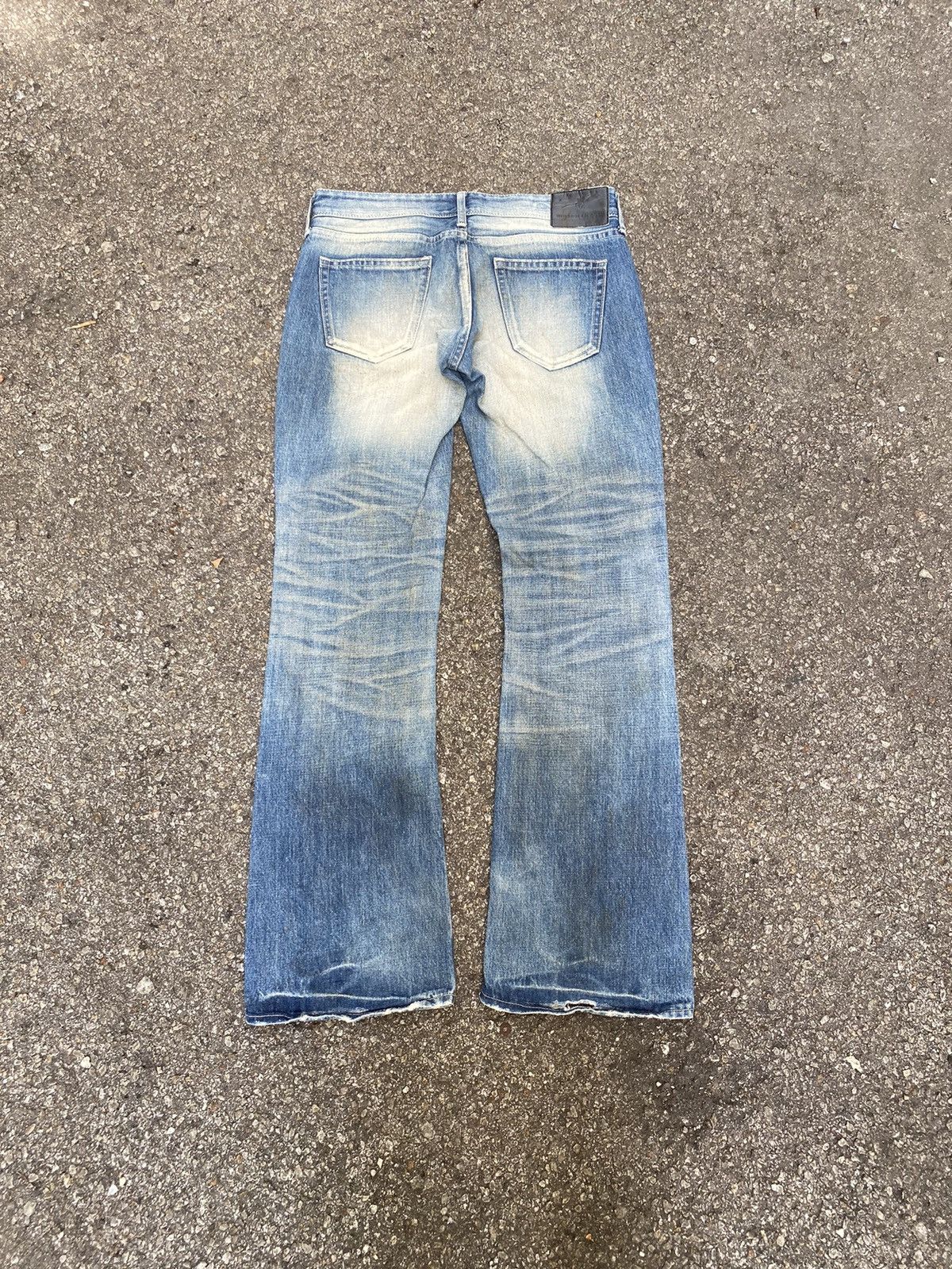 If Six Was Nine Flare Jeans Murder License Low Rise Denim Boot Cut Pants Size US 30 / EU 46 - 11 Thumbnail