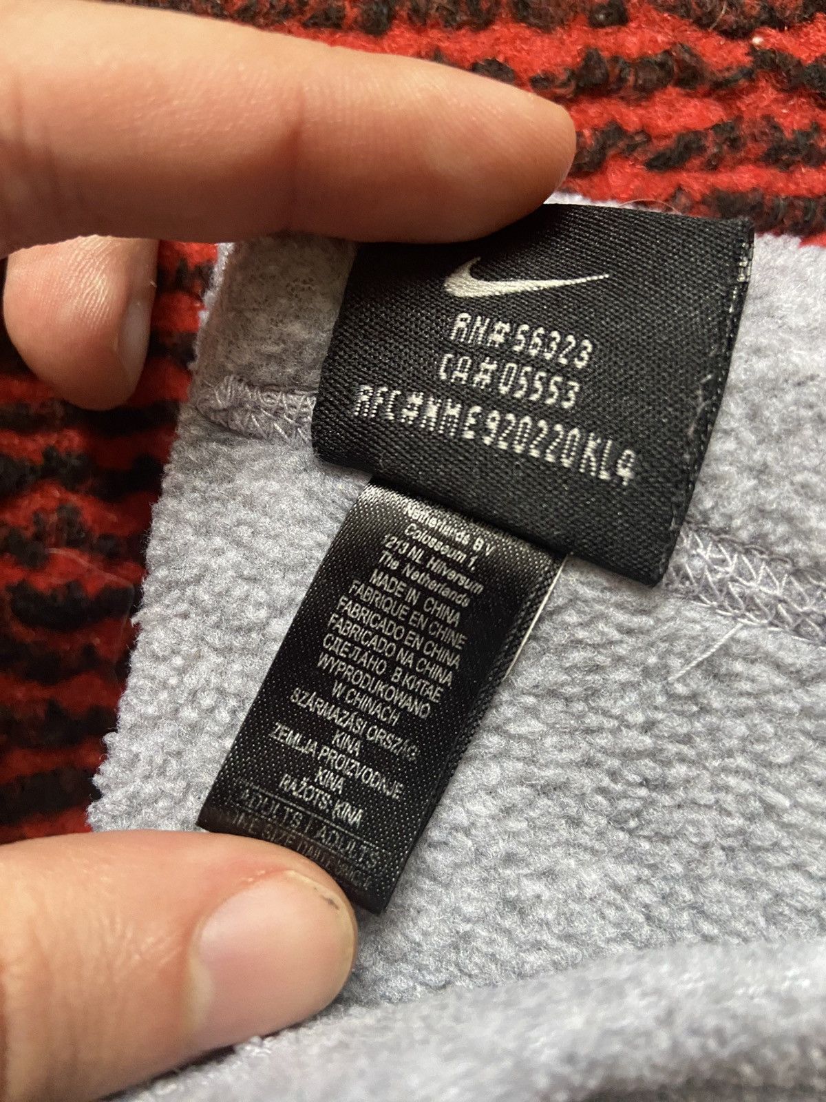 Nike × Vintage Nike vintage scarf grey Size ONE SIZE - 4 Thumbnail