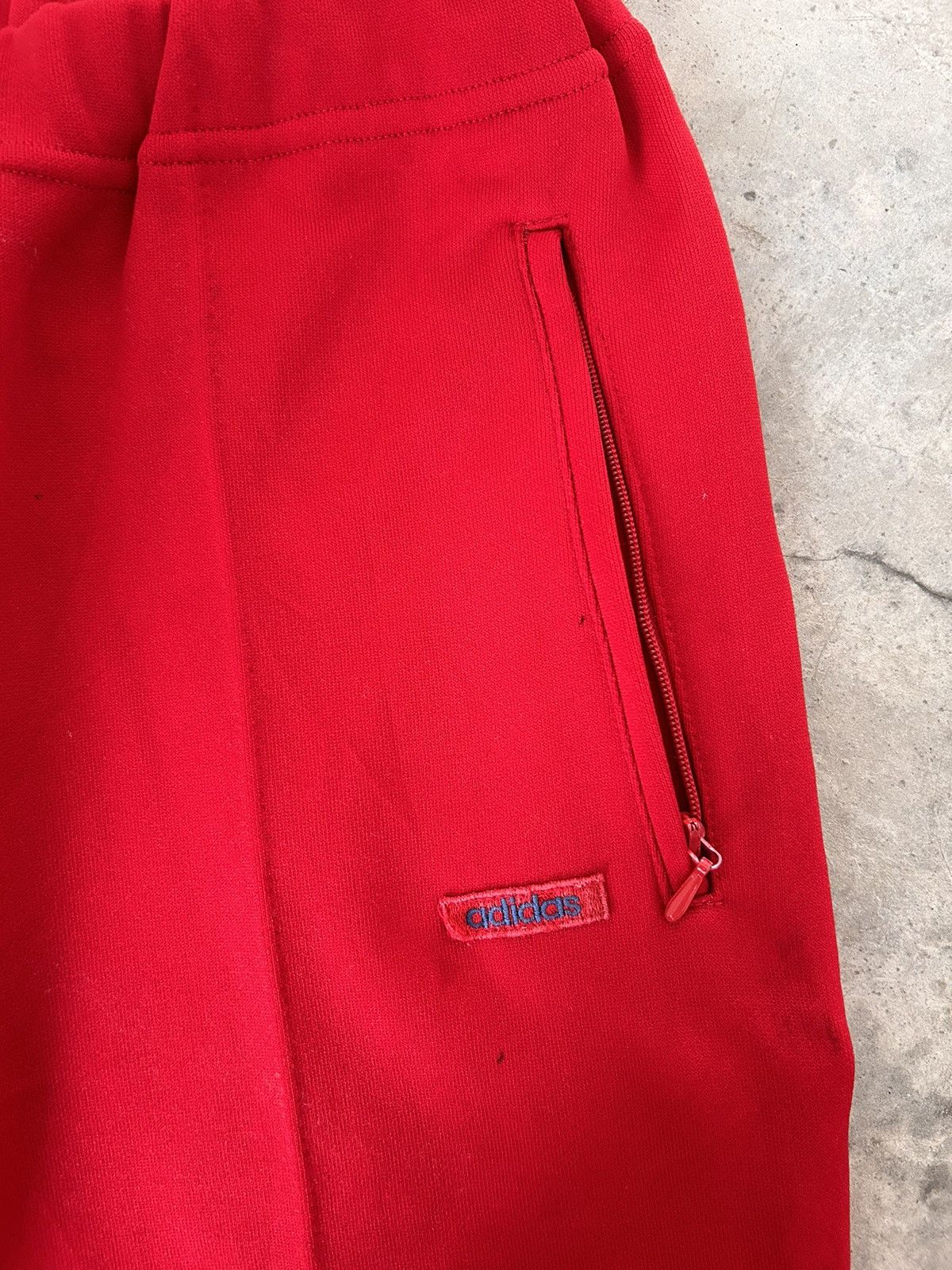 Vintage 80s Adidas Red Set Blue Line Size US M / EU 48-50 / 2 - 11 Thumbnail