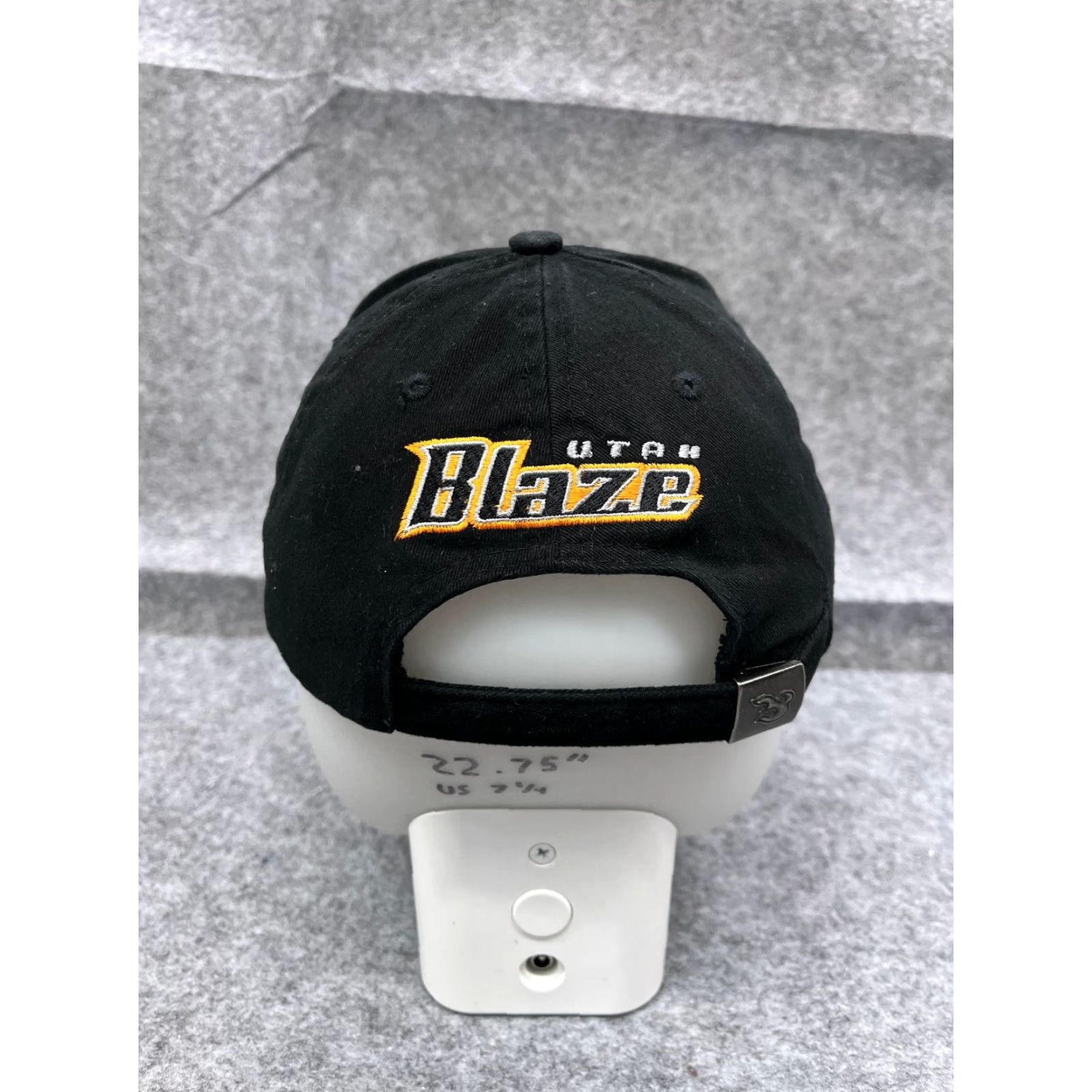 Vintage VINTAGE Utah Blaze Hat Cap Strap Back Adult One Size Black 100% Cotton Arena Football Size 44L - 6 Thumbnail