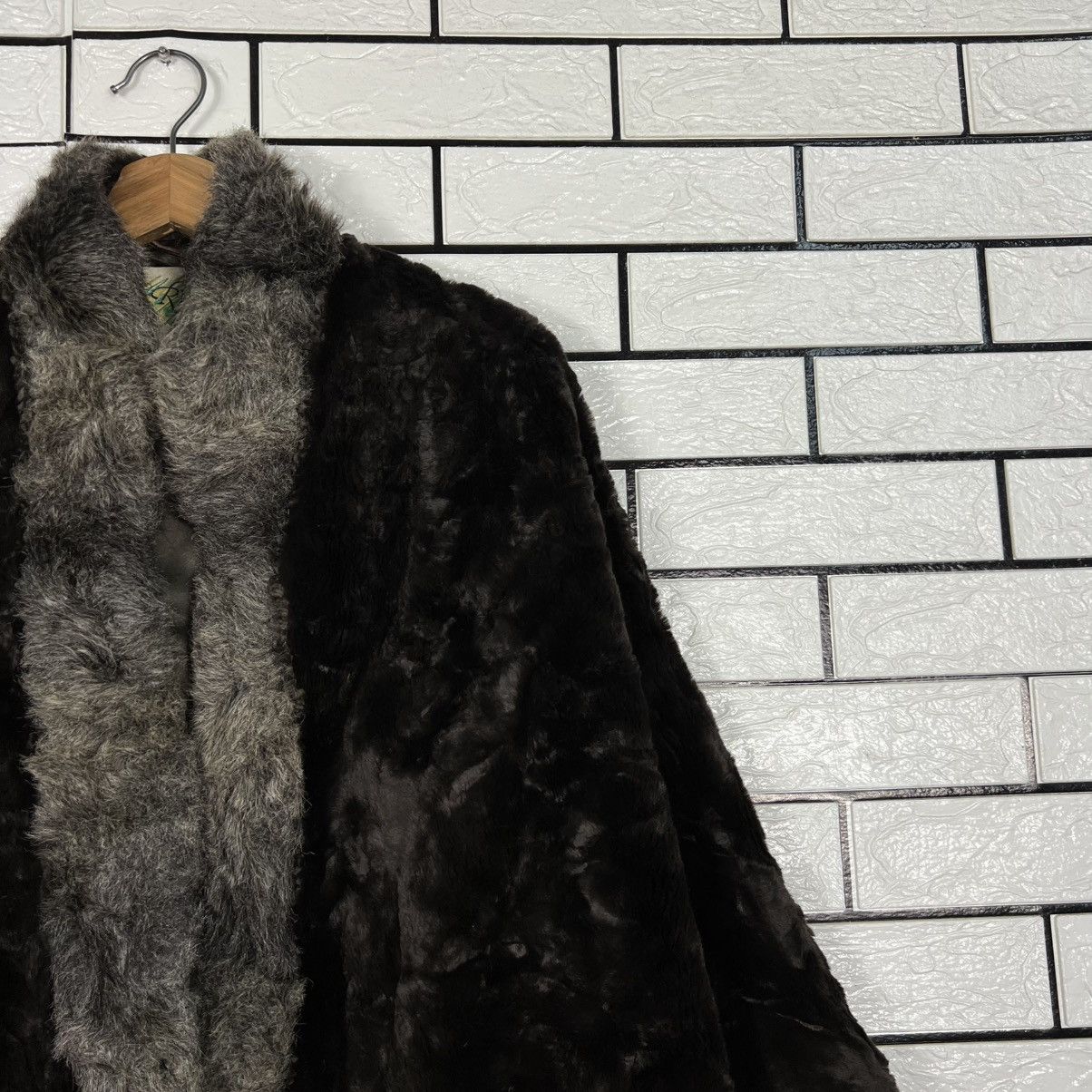 Vintage Vintage 90's VERDE PIU Modacrylic Oversized Coat #4139-C189 Size US M / EU 48-50 / 2 - 4 Thumbnail