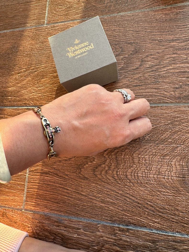 Vivienne Westwood Vivienne Westwood Saturn Double Pin Bracelet Size ONE SIZE - 9 Thumbnail