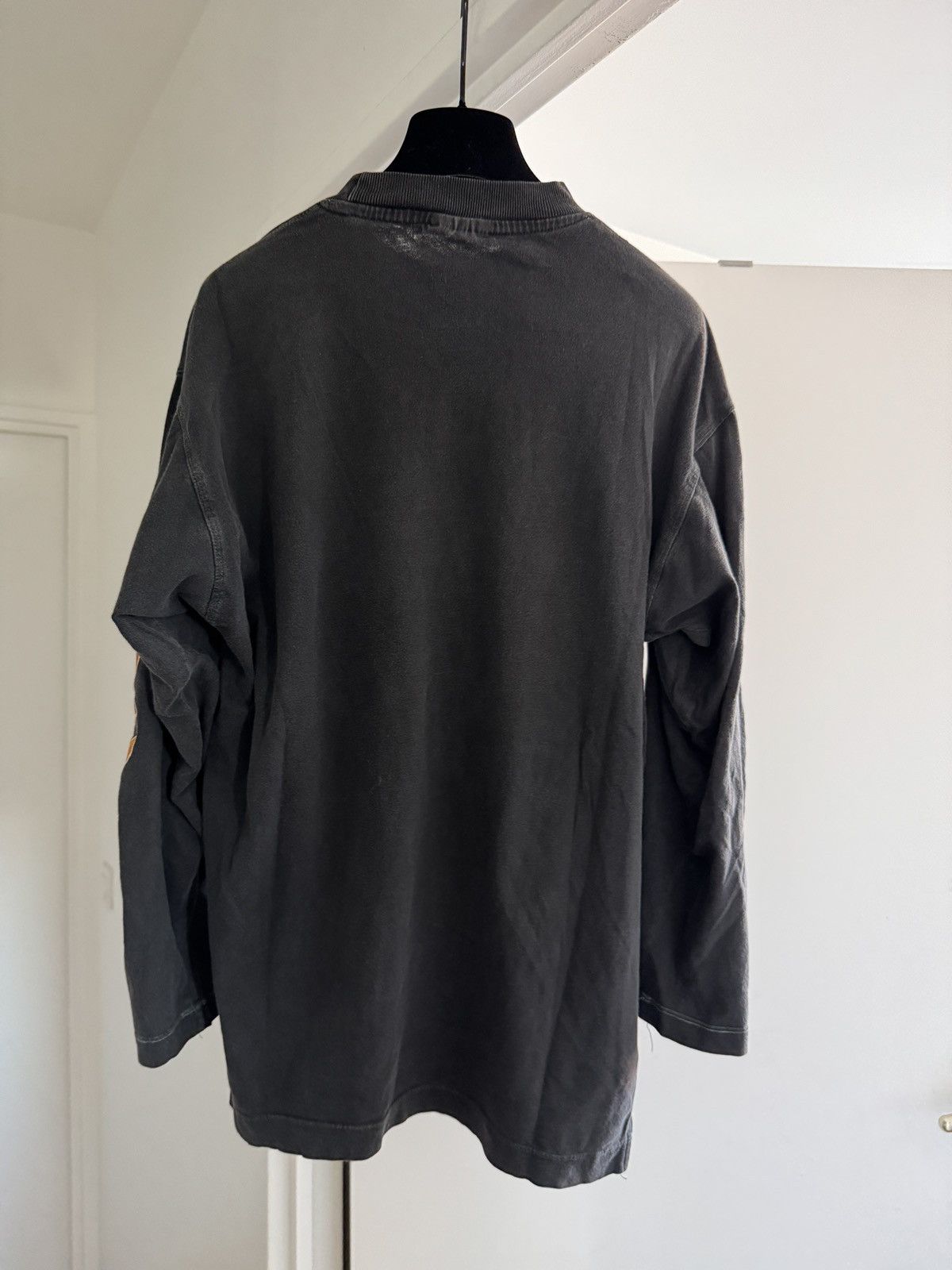 Harley Davidson *RARE* VINTAGE 90s 1990s HARLEY DAVIDSON SKULL FLAME FRANCE Size US XL / EU 56 / 4 - 6 Thumbnail