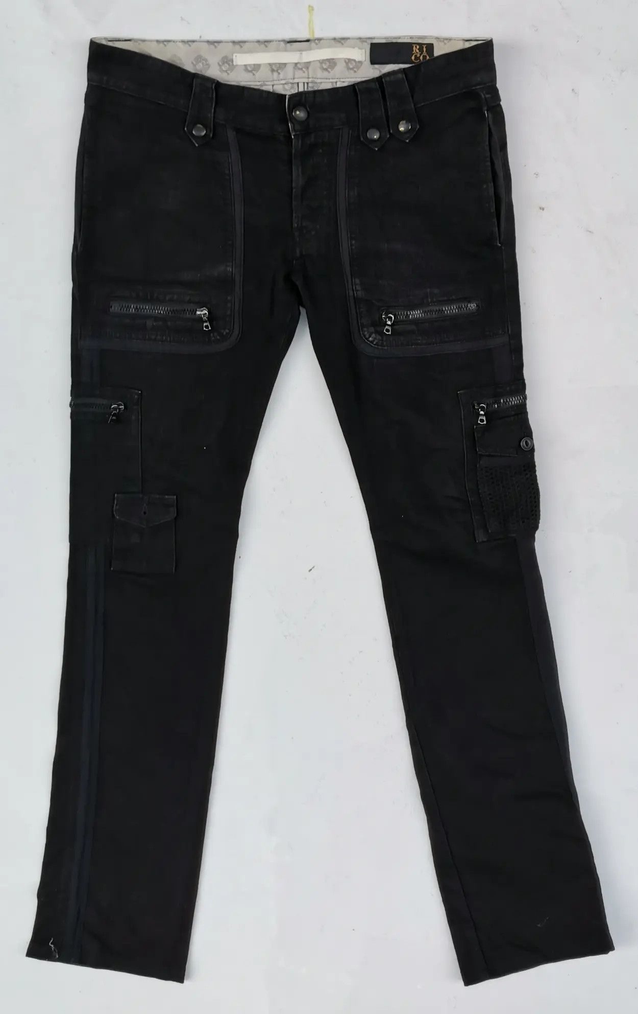 Designer × Japanese Brand Rare!!! Rico Tactical Cargo Multipocket Pants Size US 35 - 1 Thumbnail