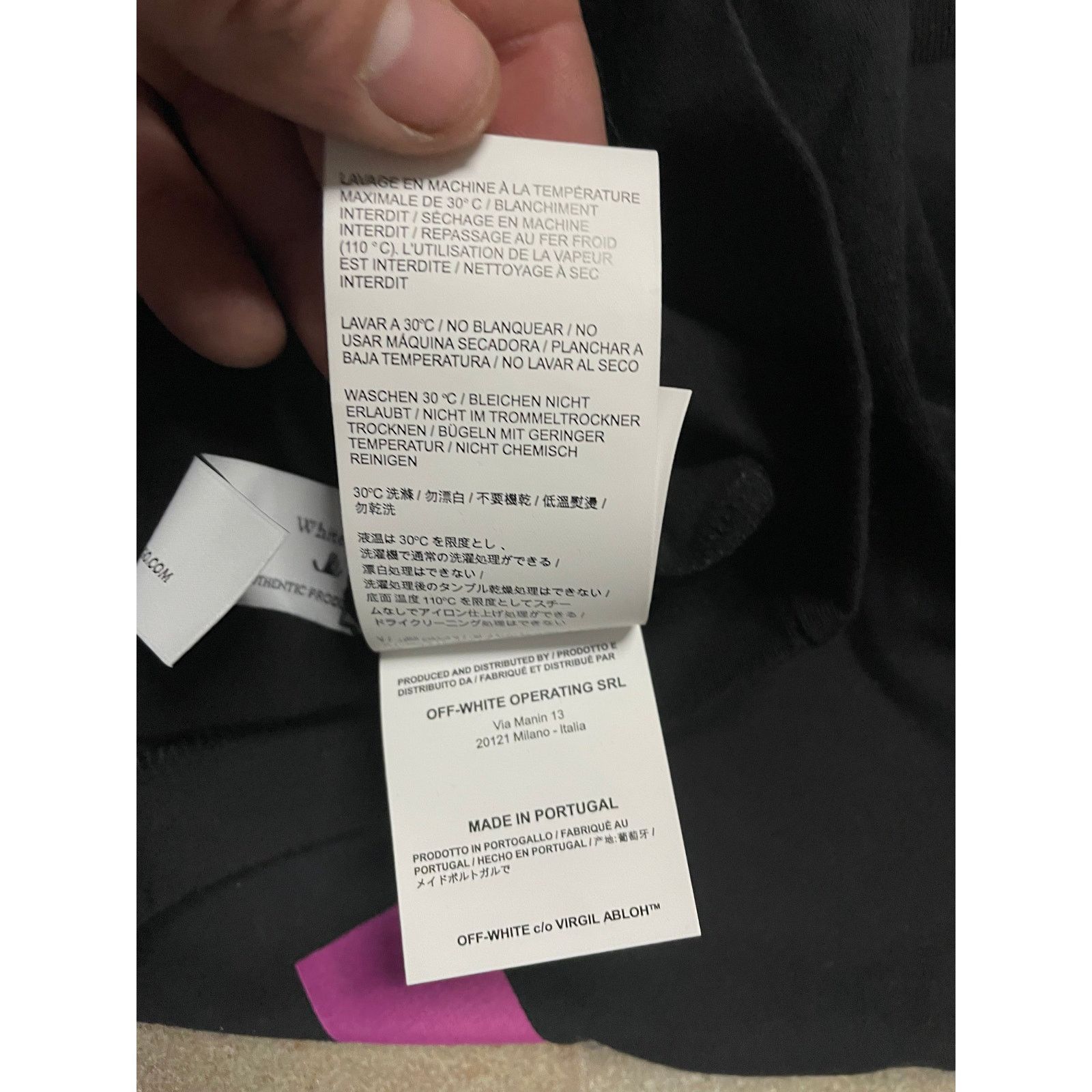 Off-White Off White Tee Black Blue New XS Size US XS / EU 42 / 0 - 6 Thumbnail