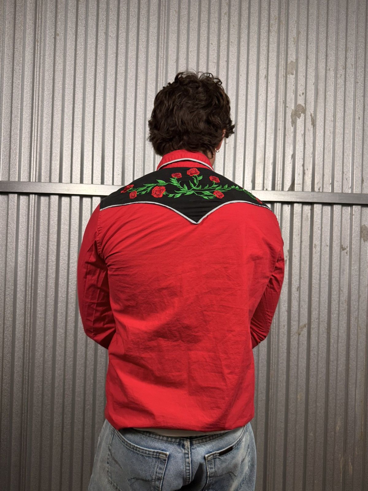 Other Coof Andy New Age Rose Embroidered Button Up Western Shirt Size US S / EU 44-46 / 1 - 3 Thumbnail