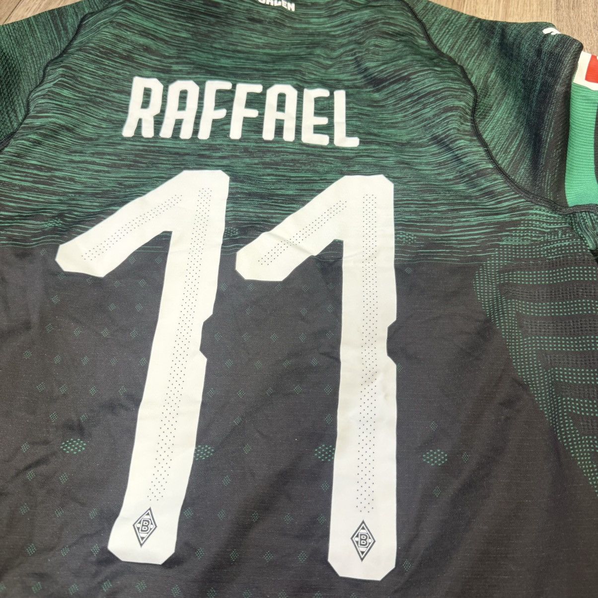Kappa Mönchengladbach 18/19 player issue away shirt #11 Raffael Size US XXL / EU 58 / 5 - 5 Thumbnail