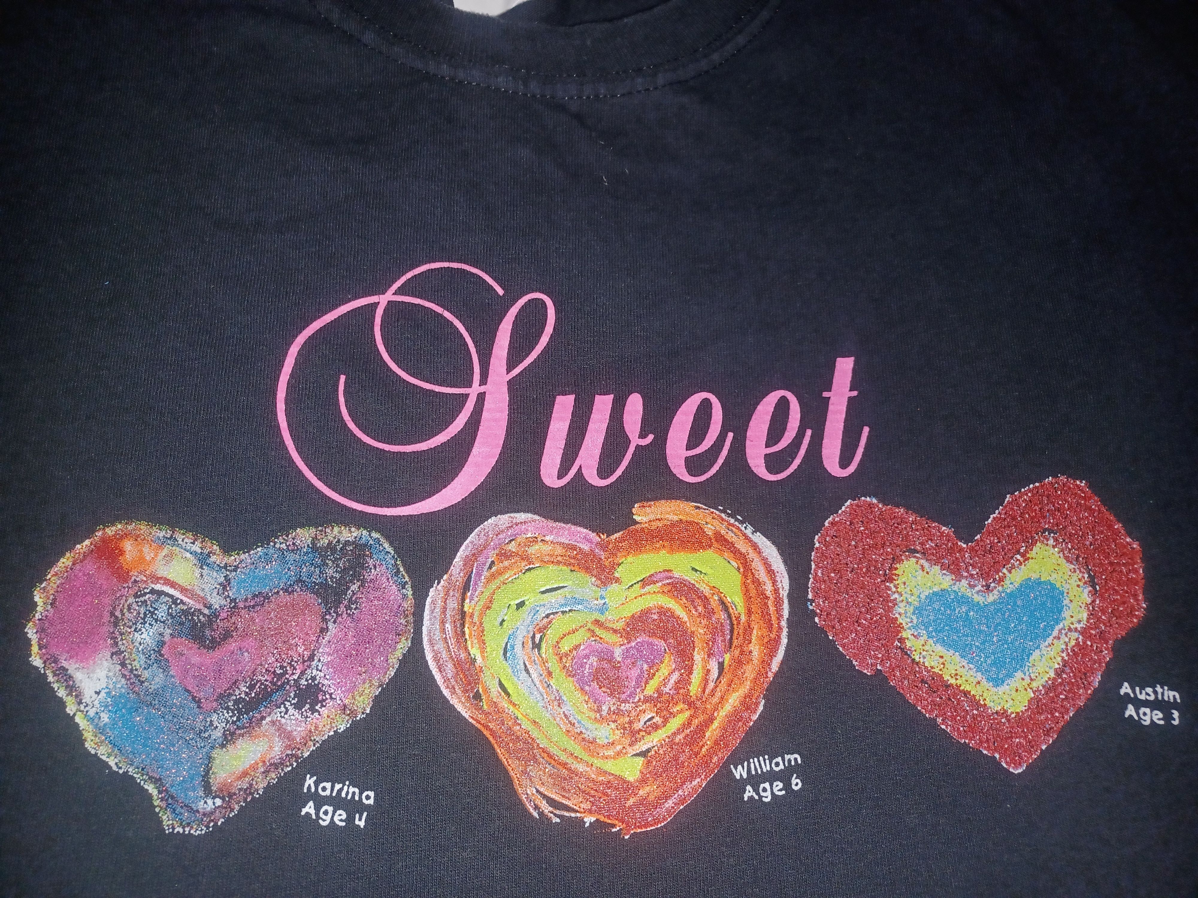 Other Women's Long Sleeve Tee Children's Artwork Sweet XL Black Size XL / US 12-14 / IT 48-50 - 2 Thumbnail