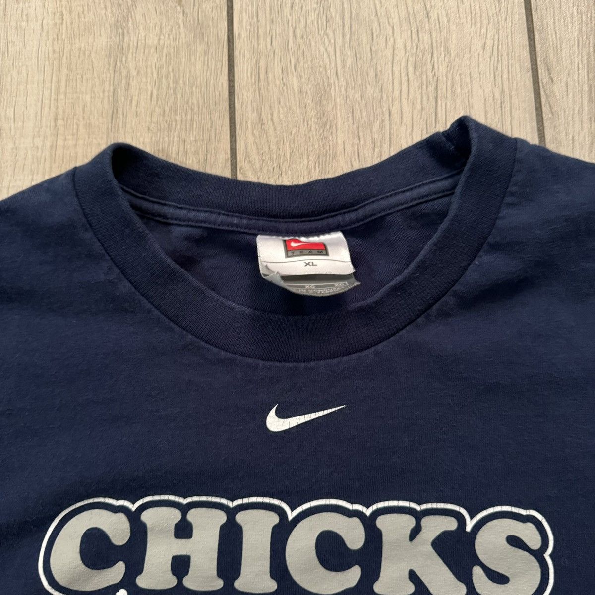 Adidas × Nike × Stussy Vintage Y2K New York Yankees Nike Center Swoosh Graphic Tee Size US XL / EU 56 / 4 - 5 Thumbnail