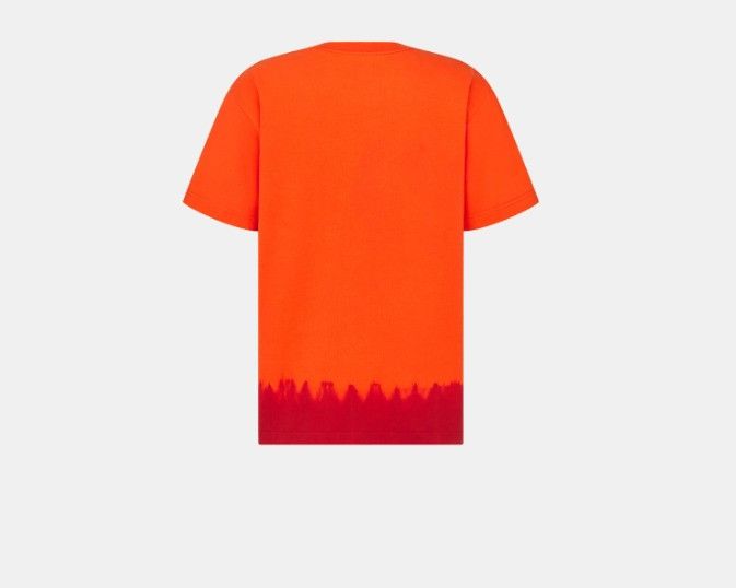 Dior × Kaws o1w1db11025 513J201 Relaxed Fit T-Shirt in Orange/Red Size US L / EU 52-54 / 3 - 2 Thumbnail