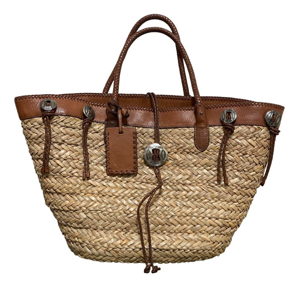 Ralph Lauren Ralph Lauren Ralph Lauren Wicker Basket Bag Plant-based Tote Bag DUTY FREE for USA Size ONE SIZE - 1 Thumbnail