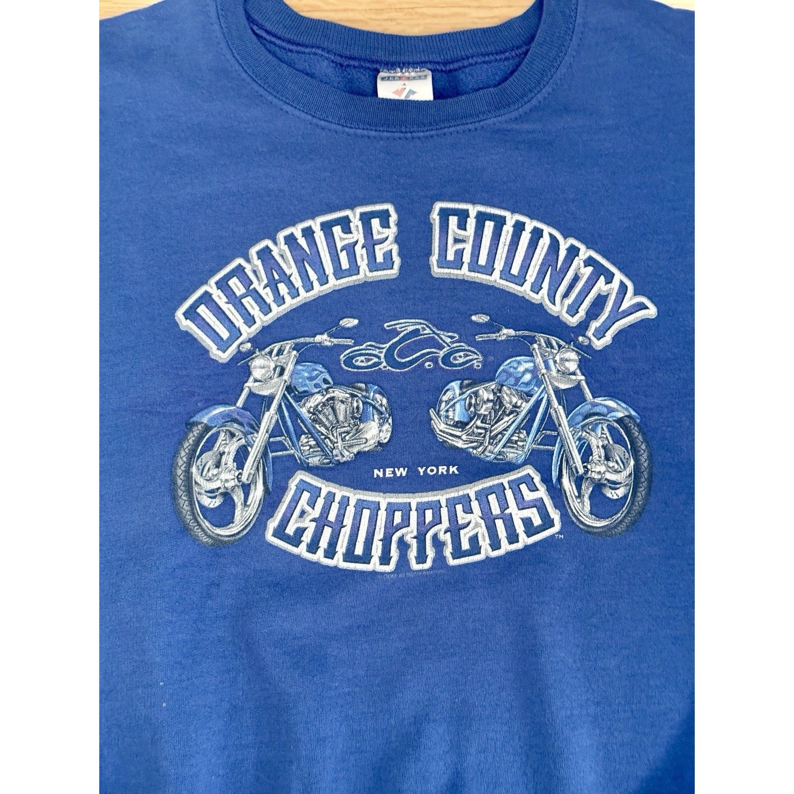Jerzees Vintage Y2K Orange County Choppers Biker Sweatshirt XL Size US XL / EU 56 / 4 - 3 Thumbnail