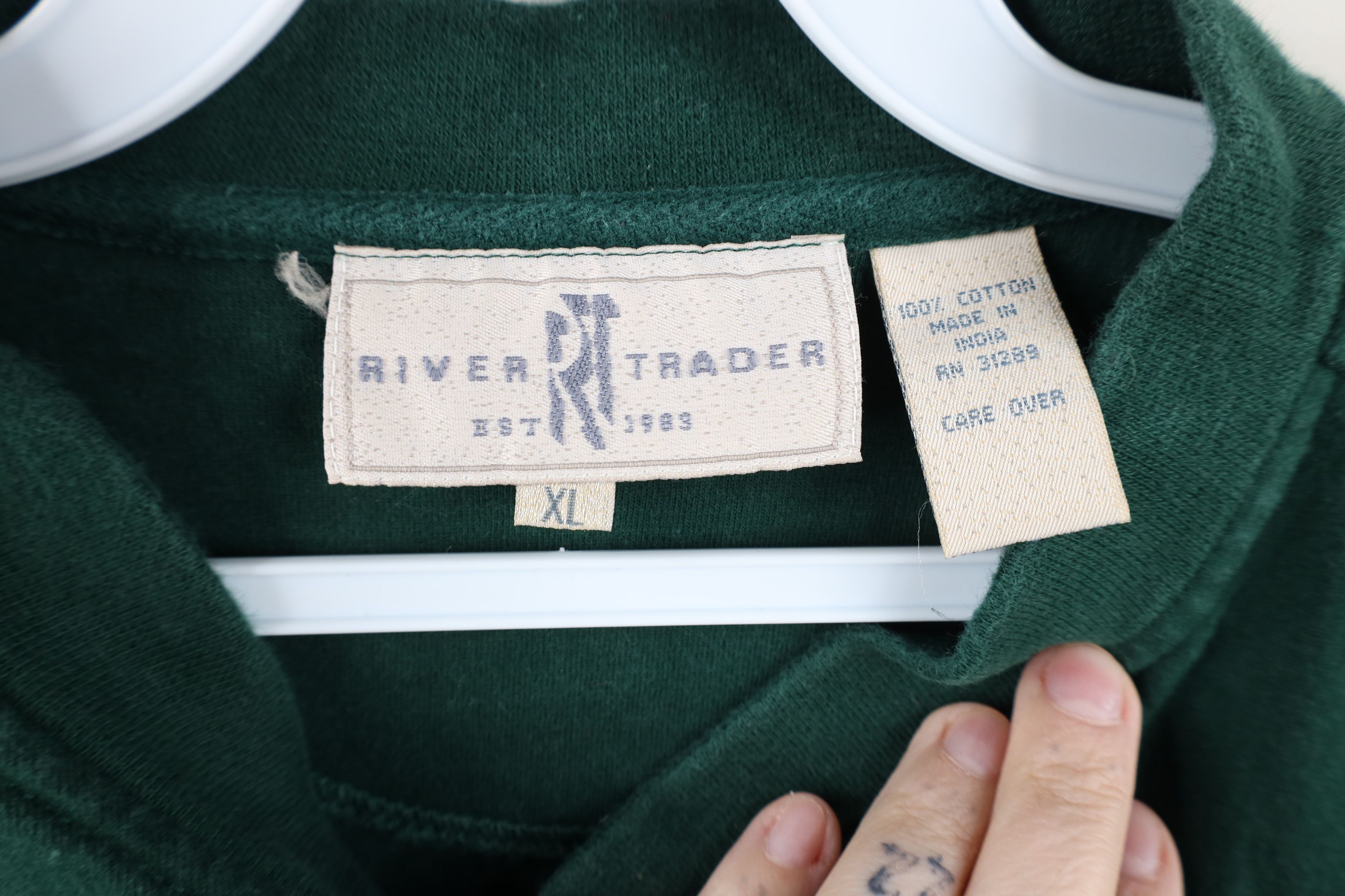 Vintage Vintage 90s Streetwear Heavyweight Long Sleeve T-Shirt Size US XL / EU 56 / 4 - 8 Thumbnail