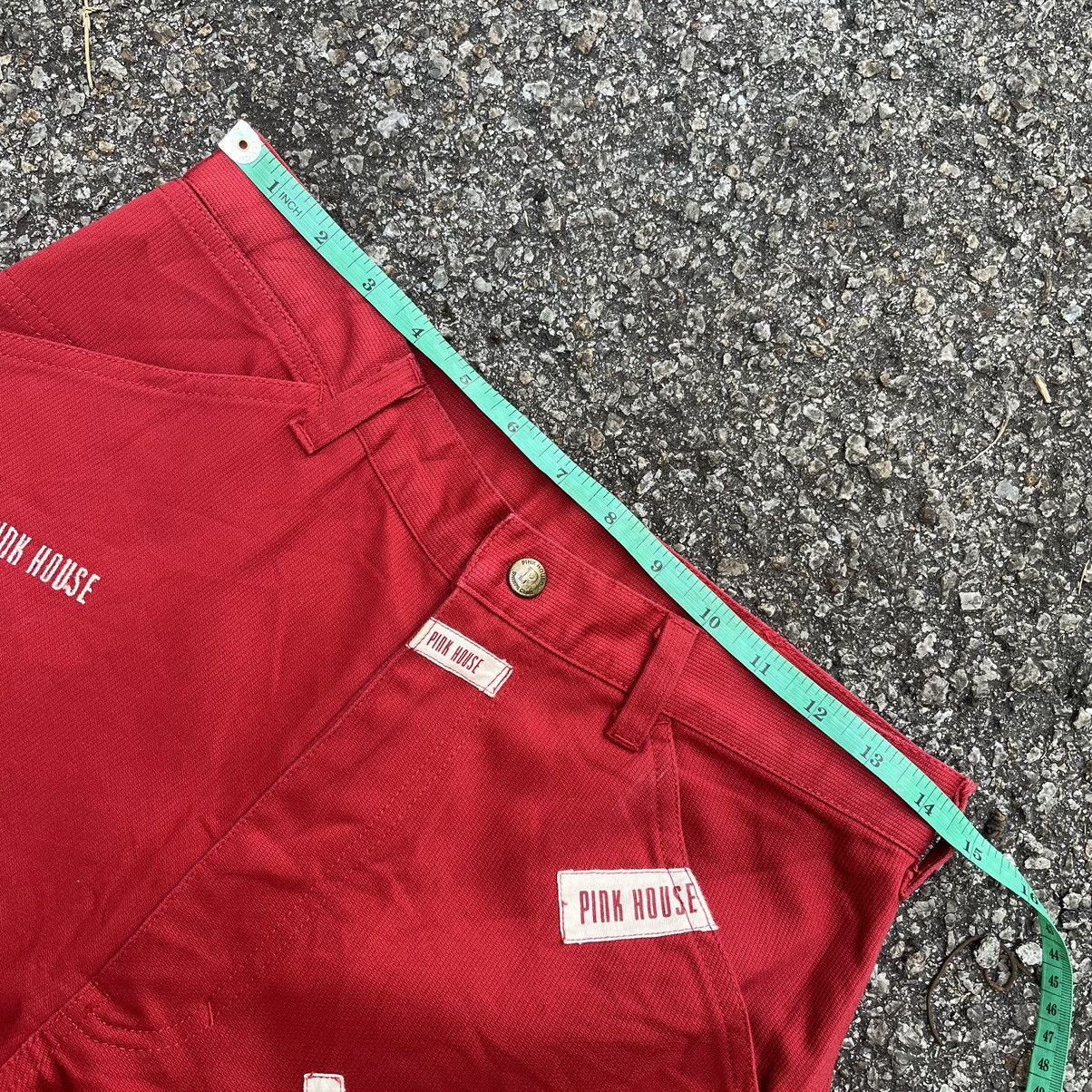 Karl Helmut Pink House Carpenter Pants Red Japanese Workwear Size US 29 - 8 Thumbnail