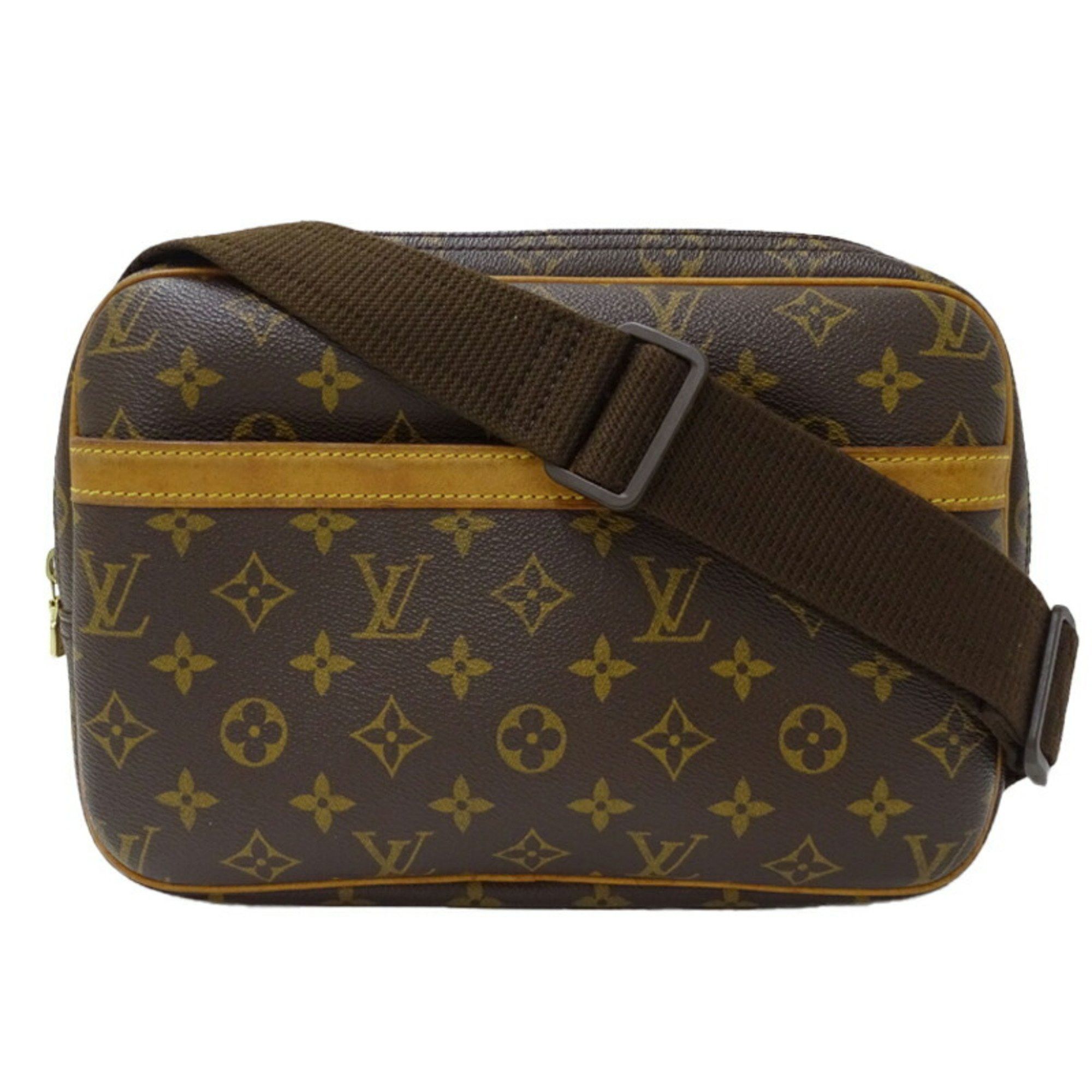 Louis Vuitton Bag Monogram Men's Shoulder Reporter Pm Brown M45254 Unisex Women's