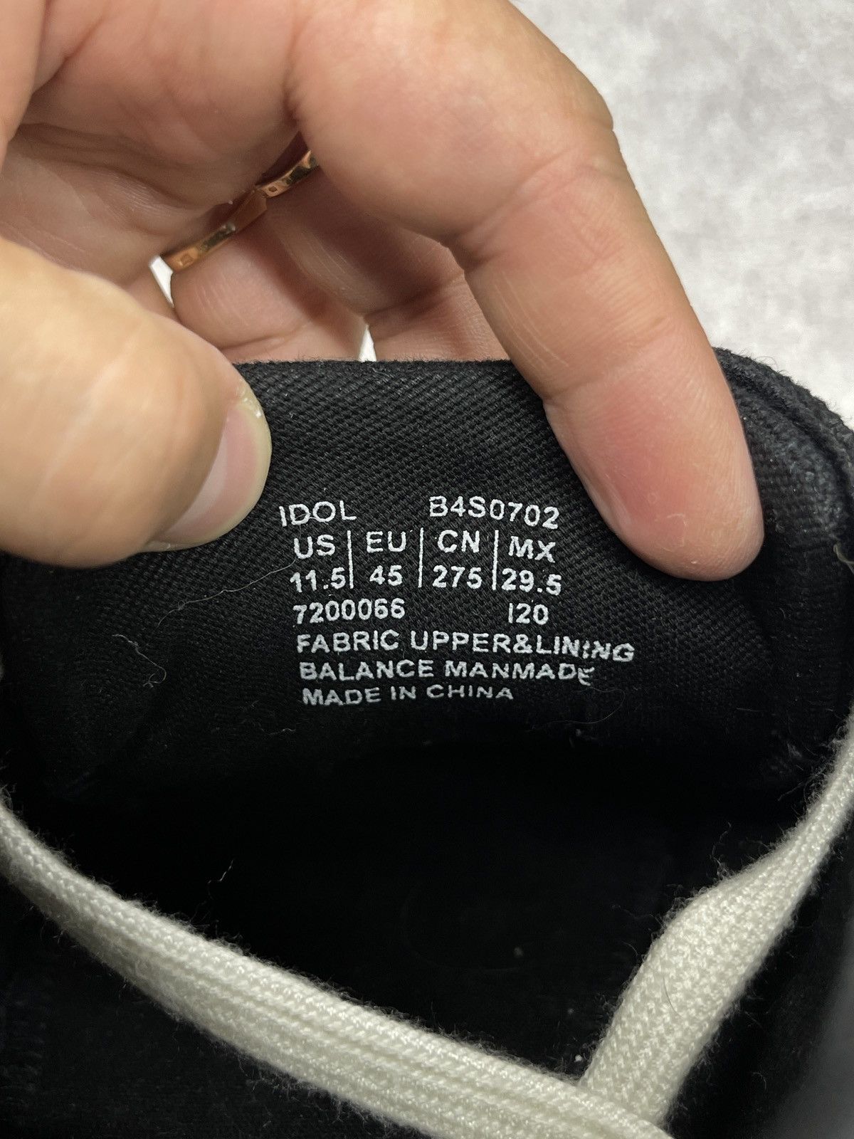 Calvin Klein Mens Calvin Klein Jeans Idol Low Sneakers Black/White Size US 11.5 / EU 44-45 - 11 Thumbnail