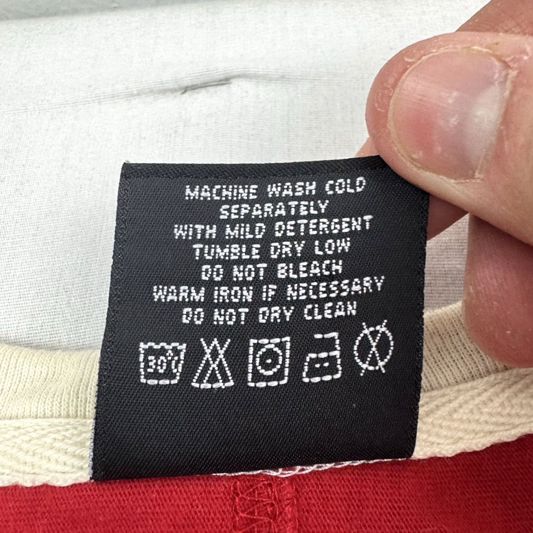 Polo Ralph Lauren VINTAGE Polo Jeans Company T Shirt Adult Medium Striped Hipster 90s Y2K Red Cotton Polo Ralph Lauren Mens T-Shirt Crew Neck Short Sleeve) Size US M / EU 48-50 / 2 - 6 Thumbnail