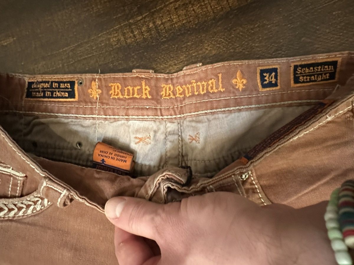 Rock Revival Rock Revival Sebastian Straight Men’s Jeans-Tailored-34x24 Size US 34 / EU 50 - 4 Thumbnail