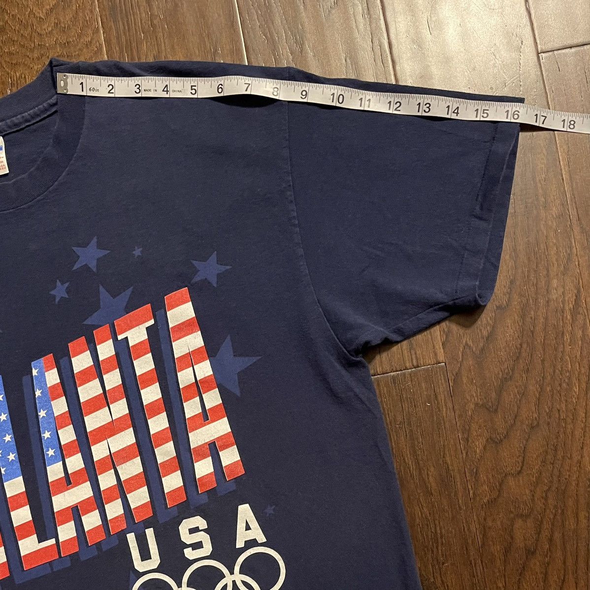 Champion Vintage 1996 Atlanta Olympics Single Stitch USA Made TShirt Size US XL / EU 56 / 4 - 6 Thumbnail