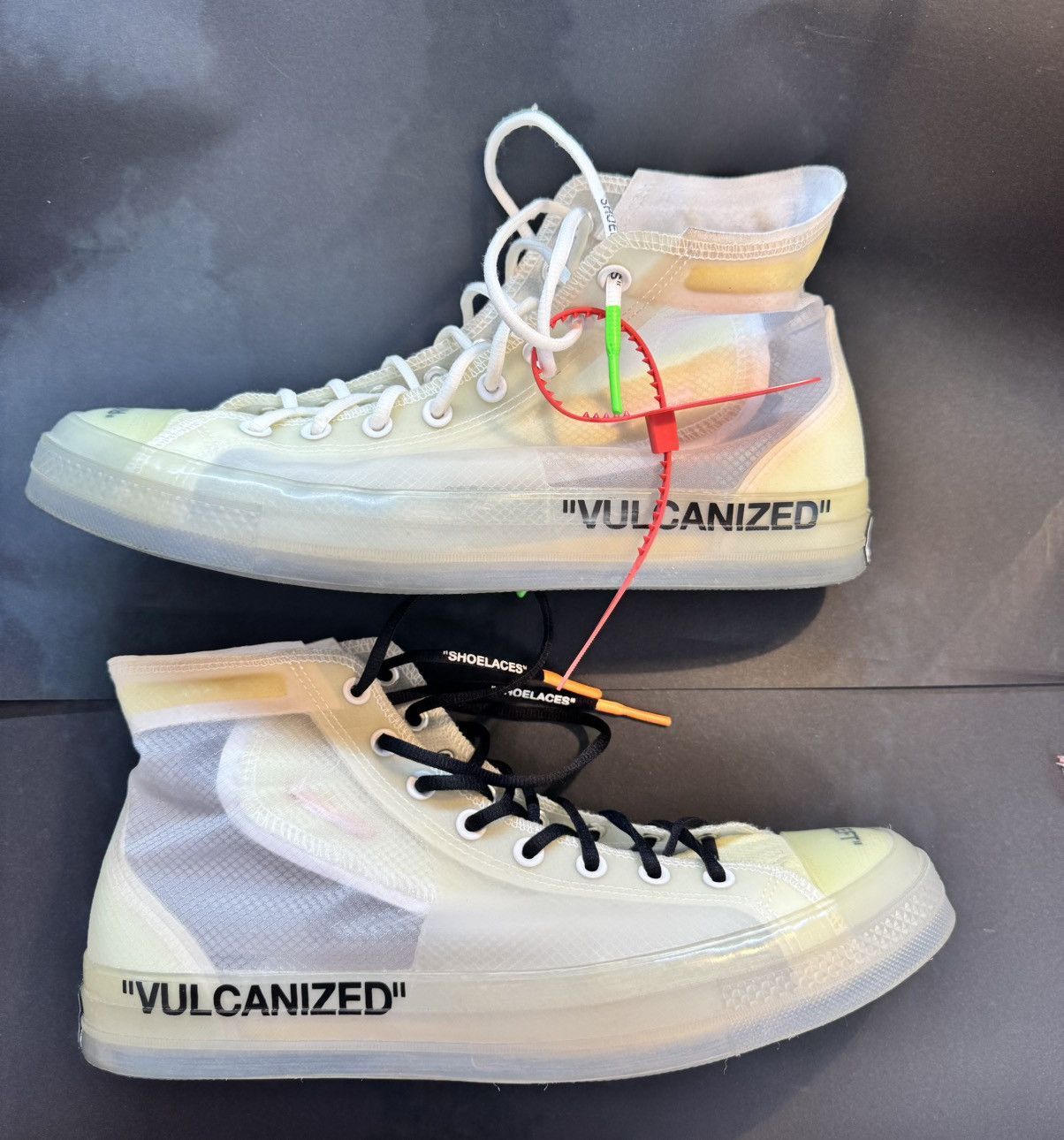 Converse × Off-White Converse Off White Vulcanized Size US 13 / EU 46 - 2 Thumbnail