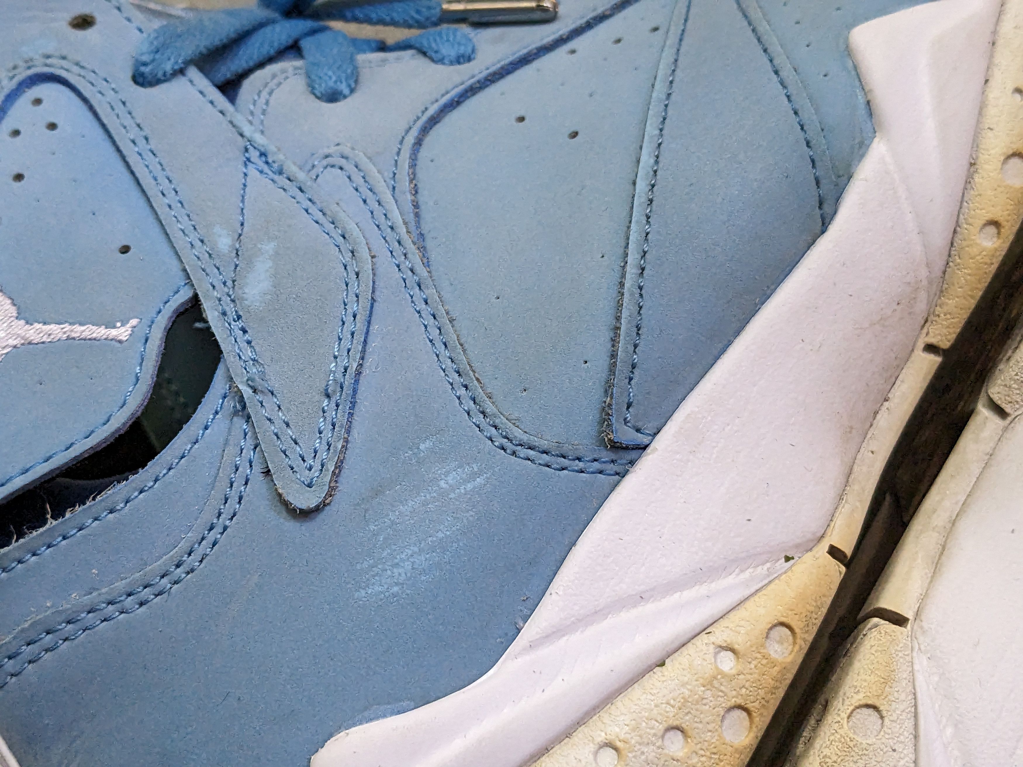 Jordan Brand Nike Air Jordan 7 Pantone Size 9 Blue White 304775-400 Size US 9 / EU 42 - 11 Thumbnail
