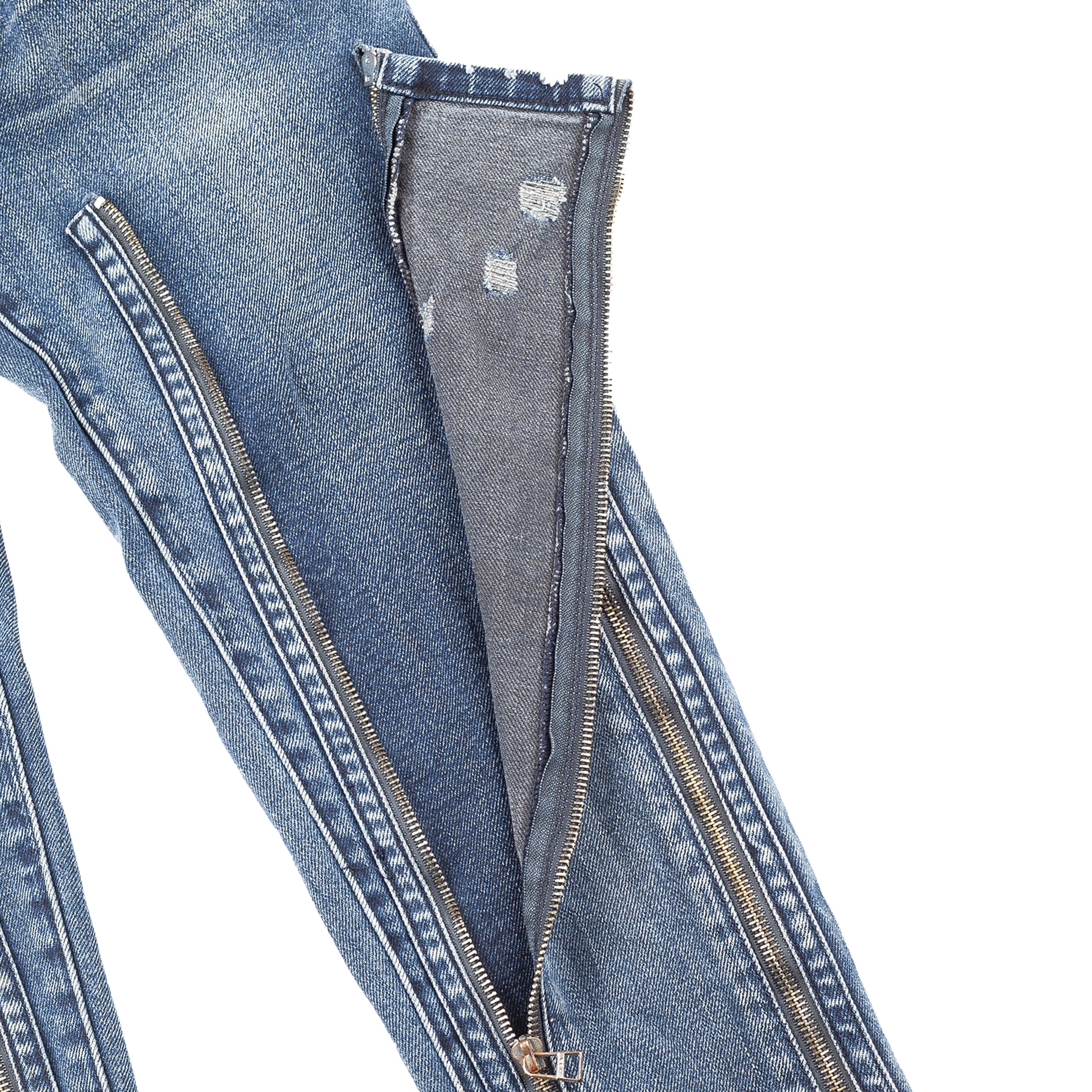 Hood By Air HBA Hood By Air F/W 2014 Denim Vintage Zipper Jeans (S) Size US 26 / EU 42 - 4 Thumbnail