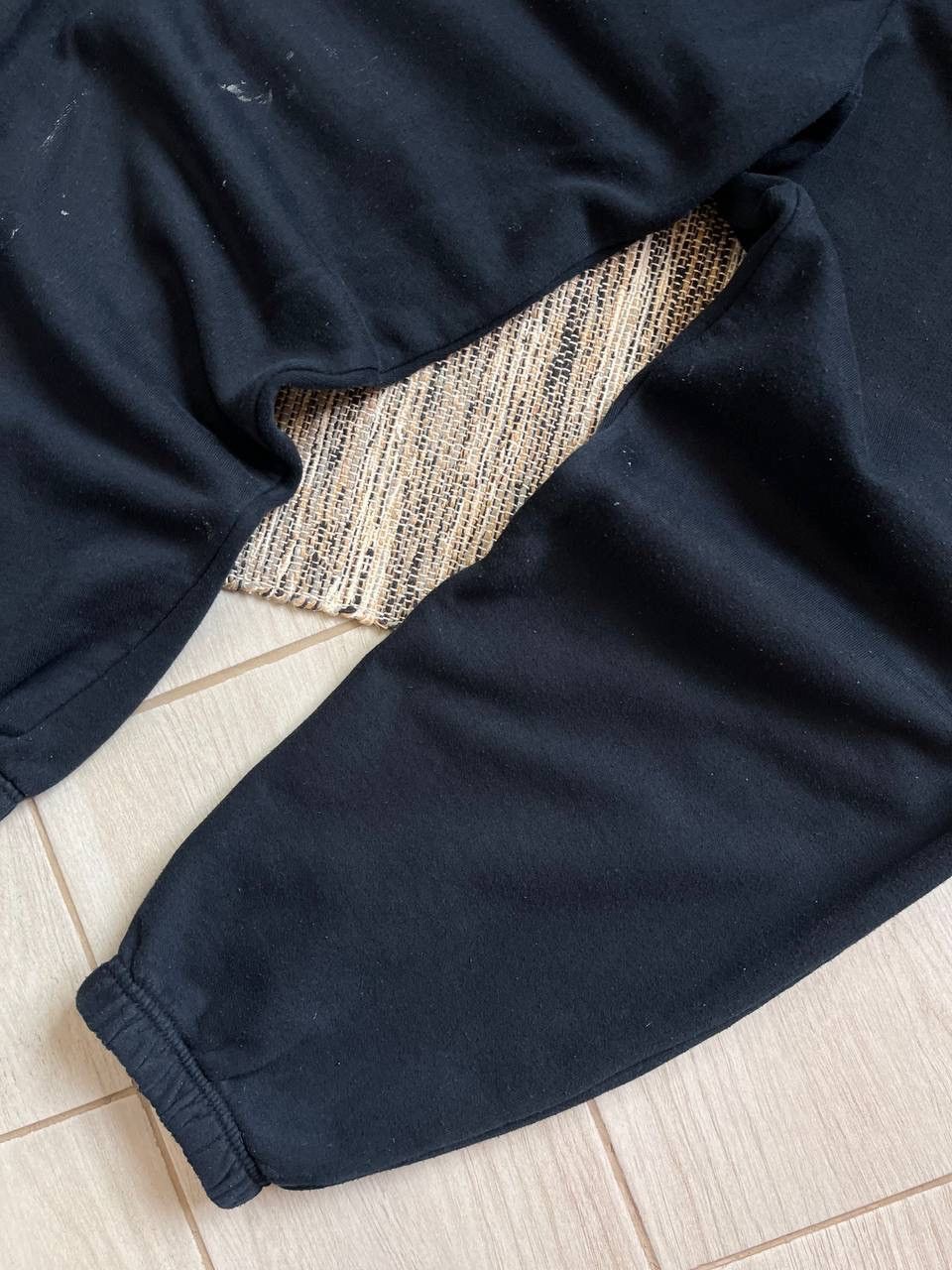 Nike × Vintage Vintage Nike style sweatpants navy faded baggy fleece pants Size US 31 - 8 Thumbnail