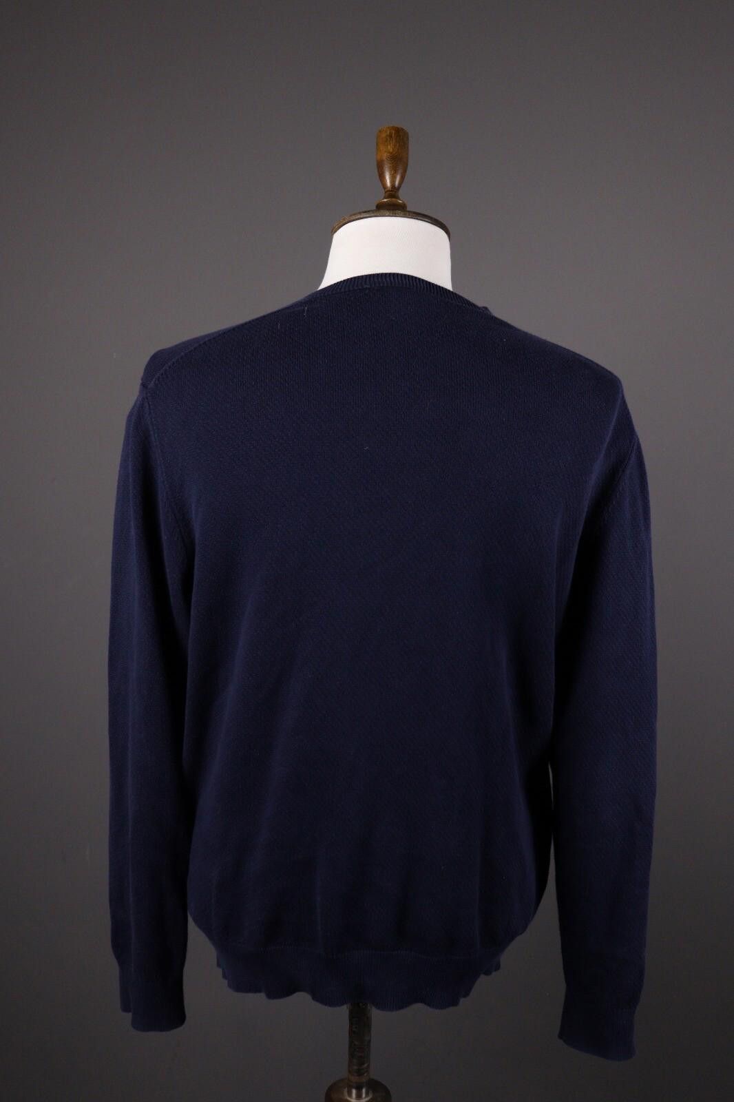 Lacoste Lacoste Blue Cotton Knit Sweater Size FR 6 / US XL Size US XL / EU 56 / 4 - 5 Thumbnail