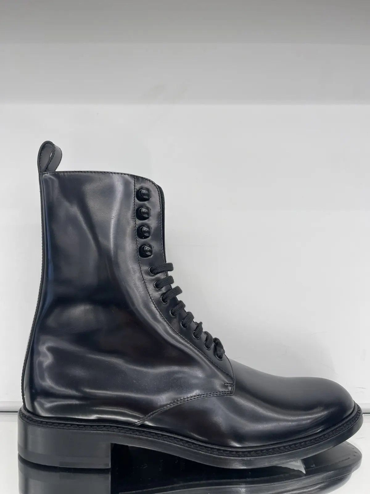 Saint Laurent Paris Saint Laurent Army Laced Boots Size US 8.5 / EU 41-42 - 1 Thumbnail
