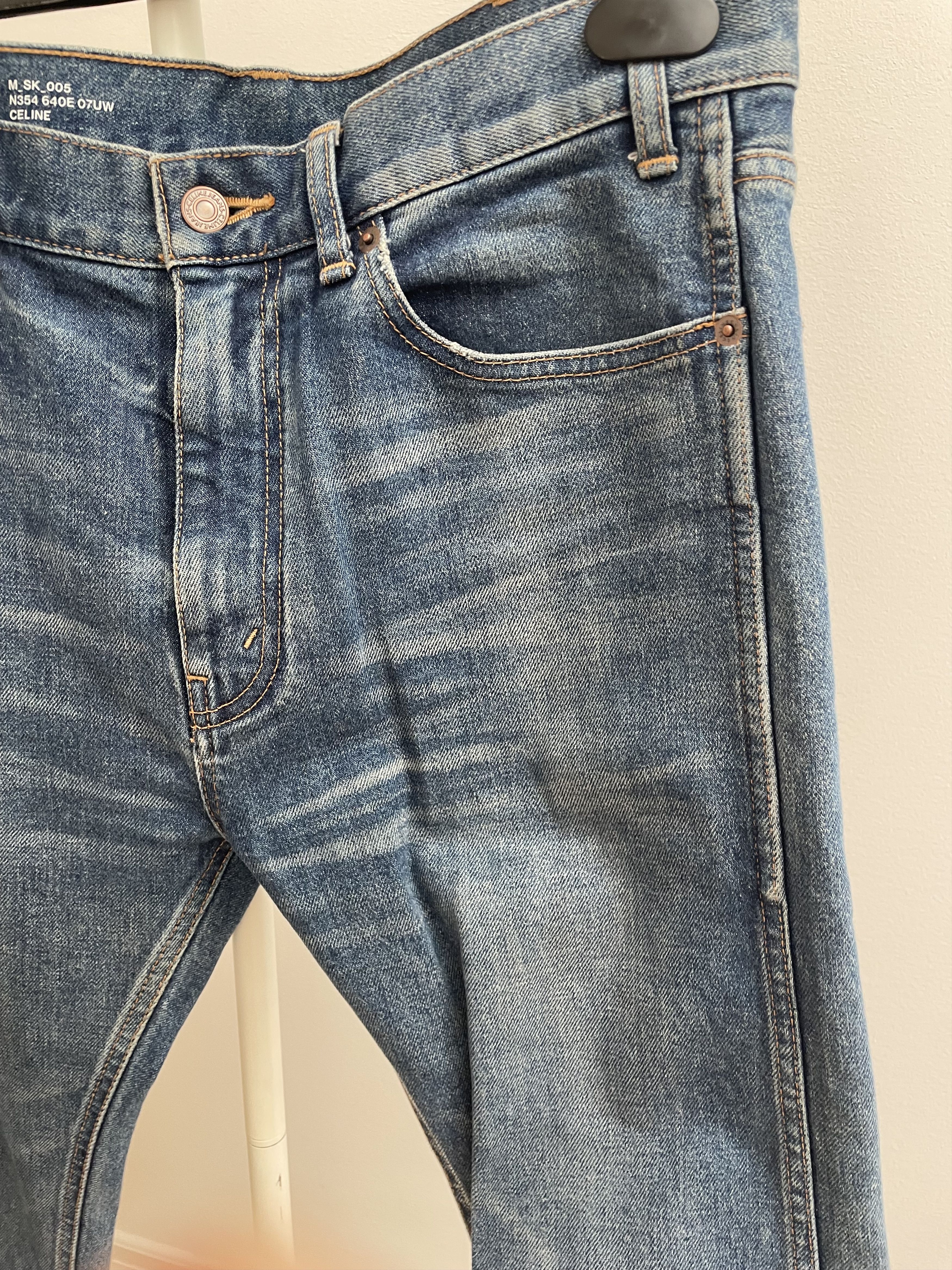 Celine Union Wash Skinny Jeans Size US 31 - 5 Thumbnail
