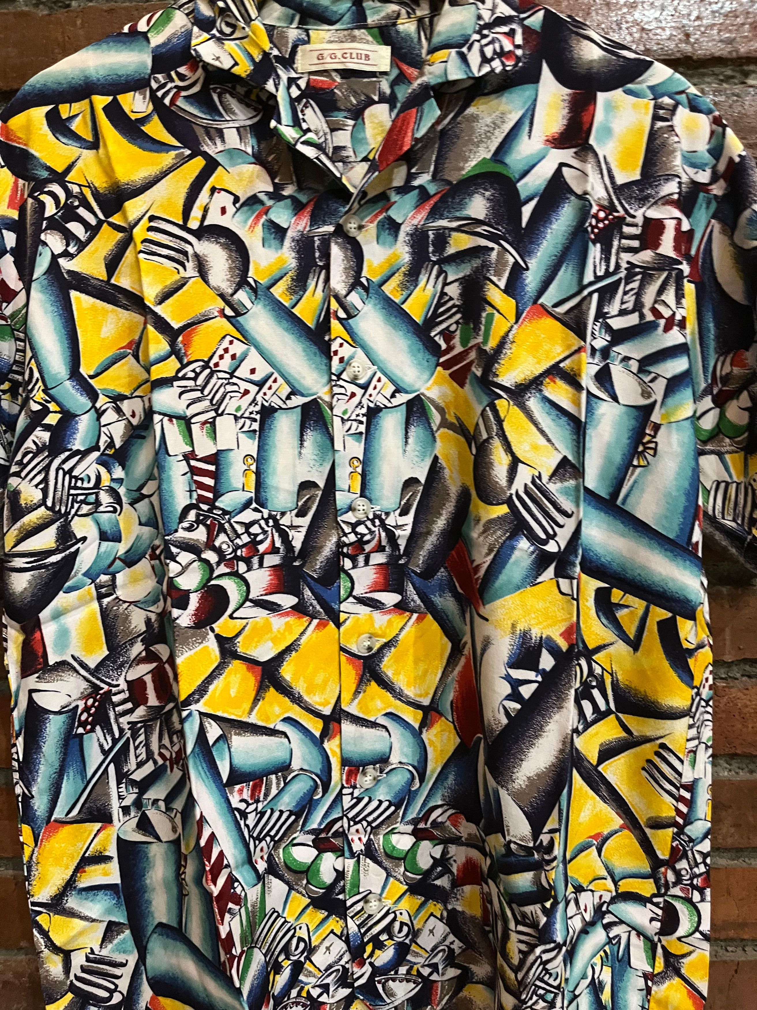 Vintage Vintage G/G CLUB crazy Hawaiian shirts Size US M / EU 48-50 / 2 - 4 Thumbnail