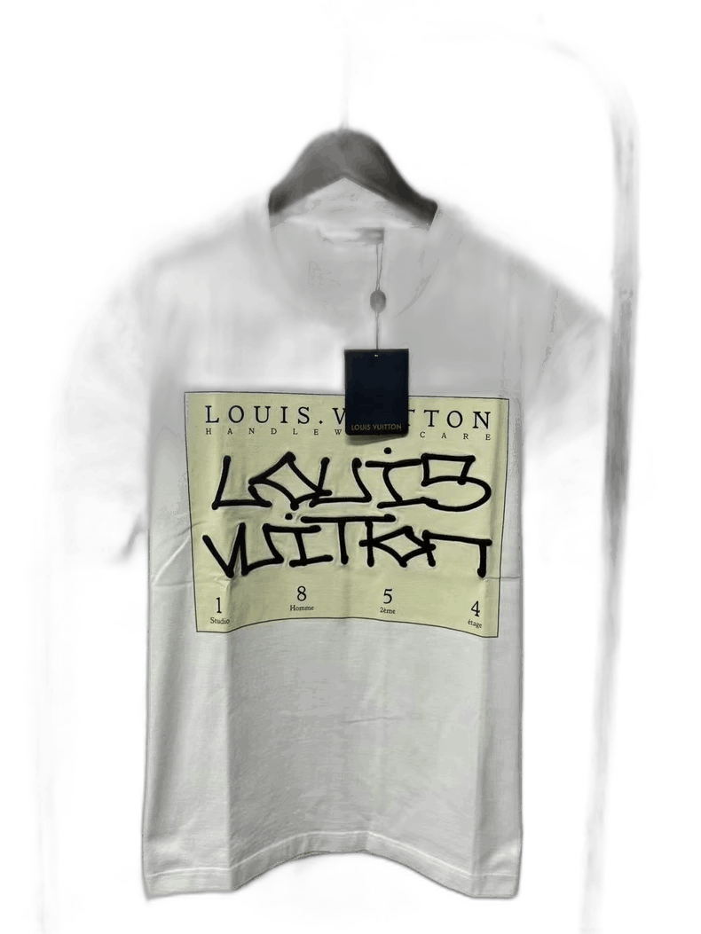 Louis Vuitton Louis Vuitton White Short Sleeve T-Shirt-yf Size US M / EU 48-50 / 2 - 1 Thumbnail