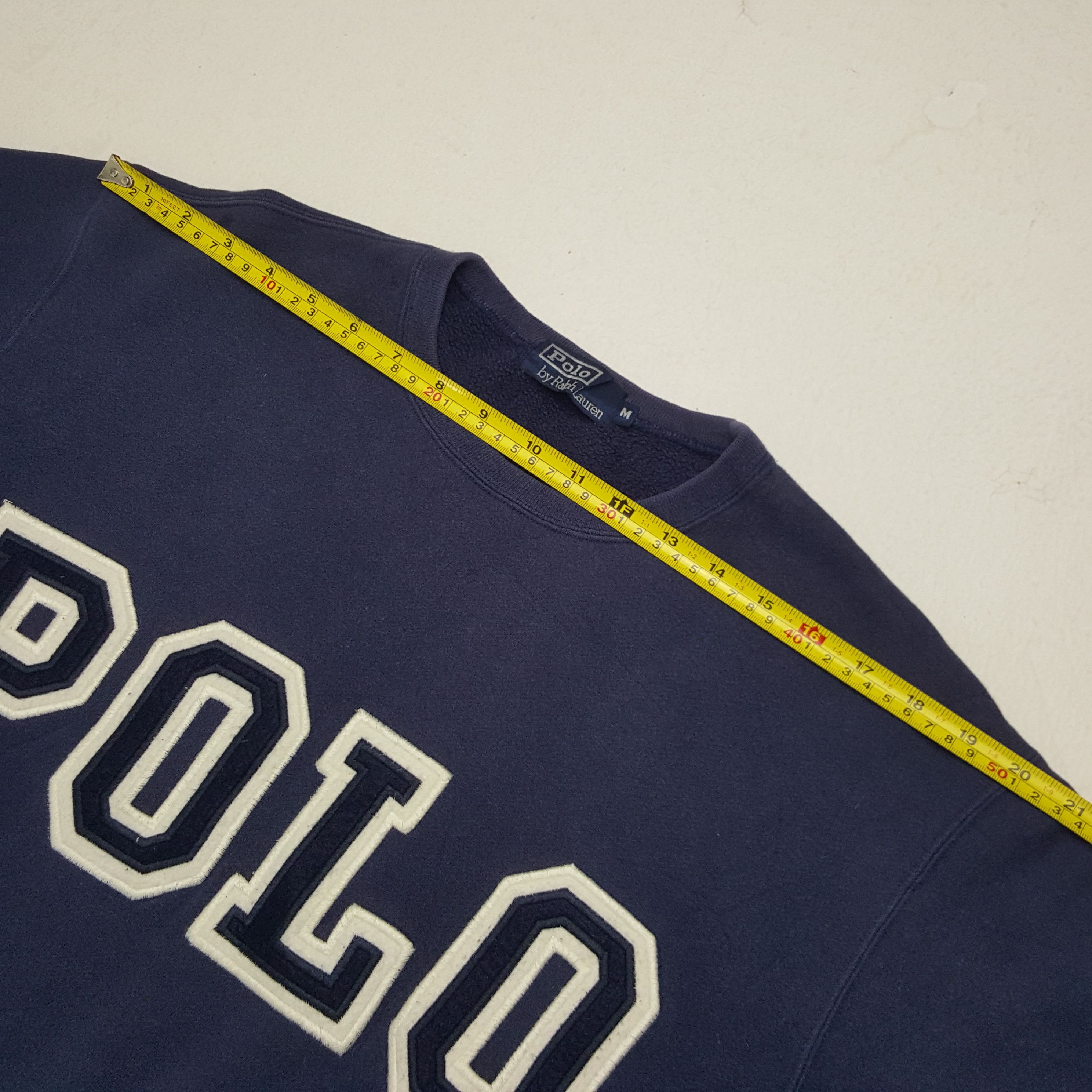 Polo Ralph Lauren × Vintage Vintage Polo Ralph Lauren Big POLO Winter Sweatshirt Size US M / EU 48-50 / 2 - 5 Thumbnail