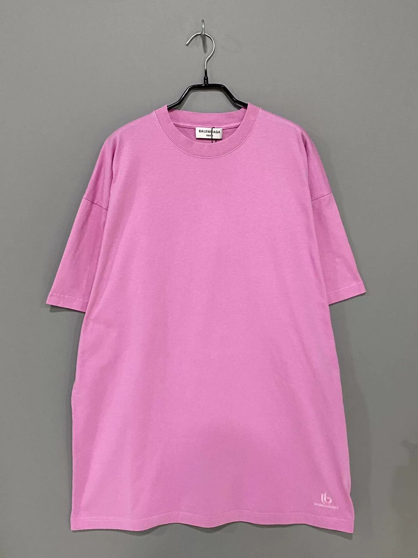 Balenciaga Balenciaga pink embroidered logo short-sleeve tee Size US M / EU 48-50 / 2 - 1 Thumbnail