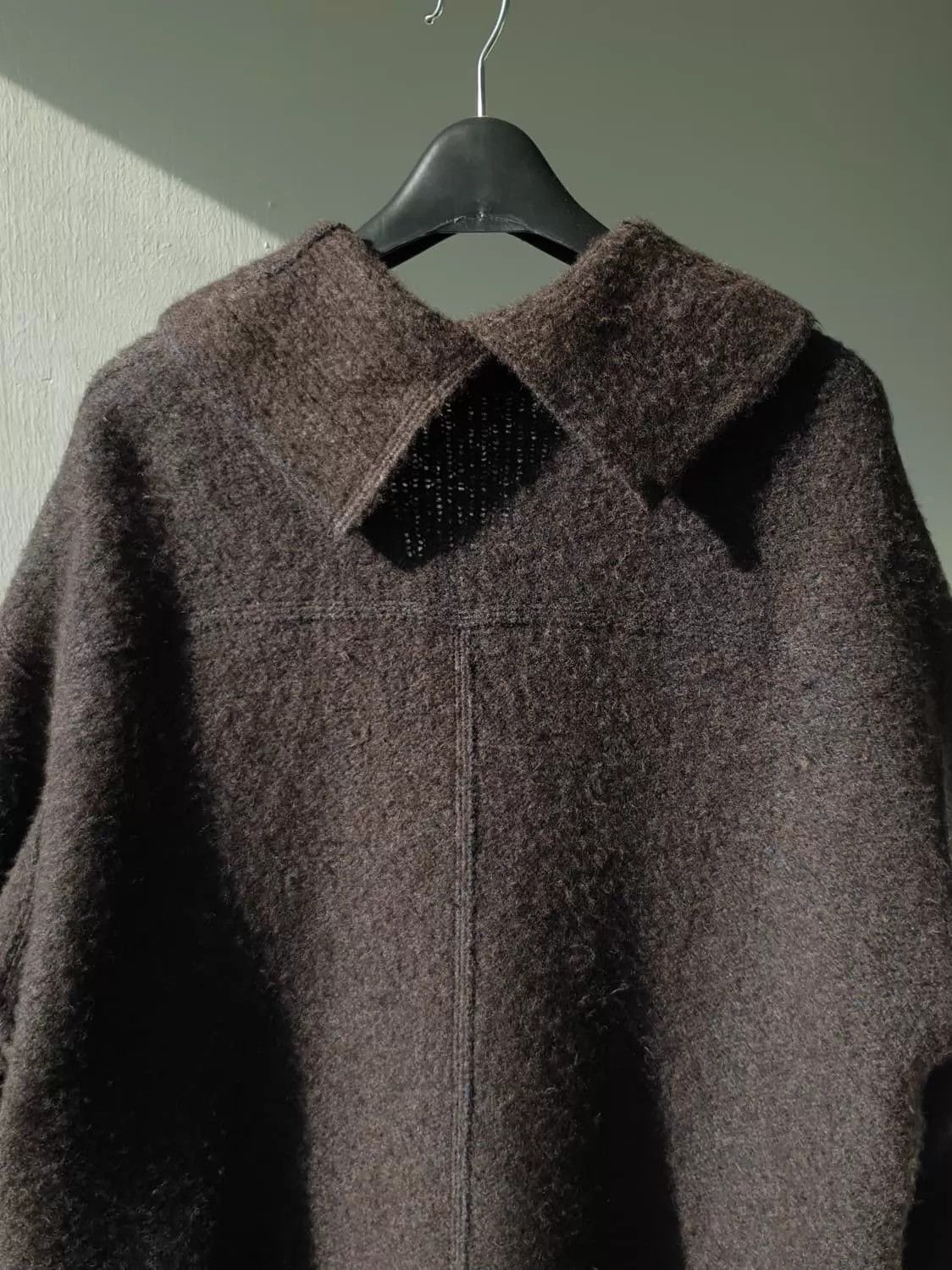 Issey Miyake ISSEY MIYAKE Vtg Decon Diag Placket Wool Unisex F size Size S / US 4 / IT 40 - 4 Thumbnail