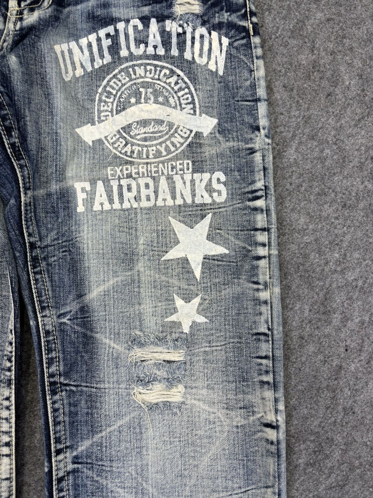 Seditionaries Very Rare Balism Crazy Wash Distressed Denim F696 Size US 32 / EU 48 - 5 Thumbnail