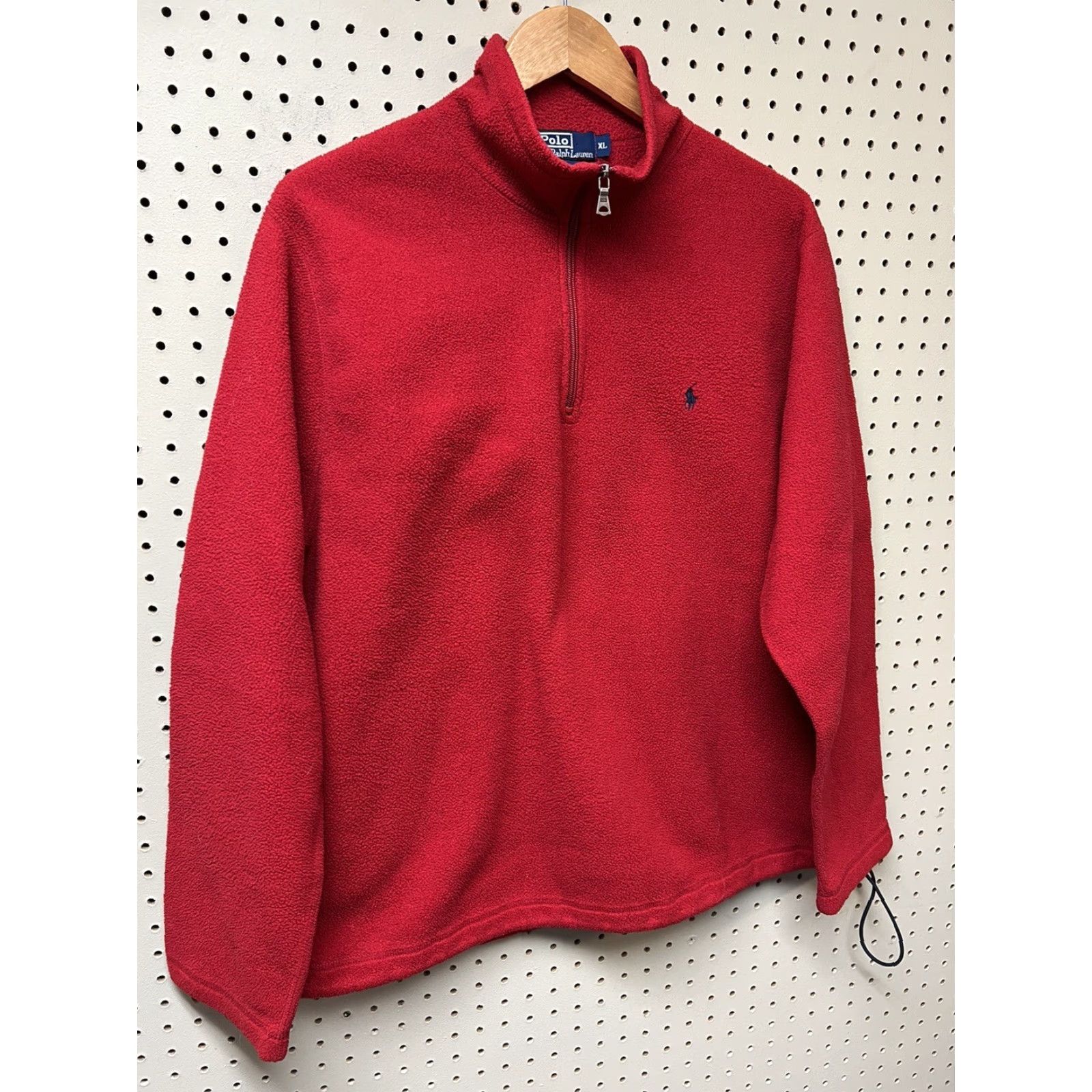 Polo Ralph Lauren POLO RALPH LAUREN Vintage Red 1/4 Zip Pullover Fleece XL Pullover Sweatshirt Men (Regular) Size US XL / EU 56 / 4 - 2 Thumbnail