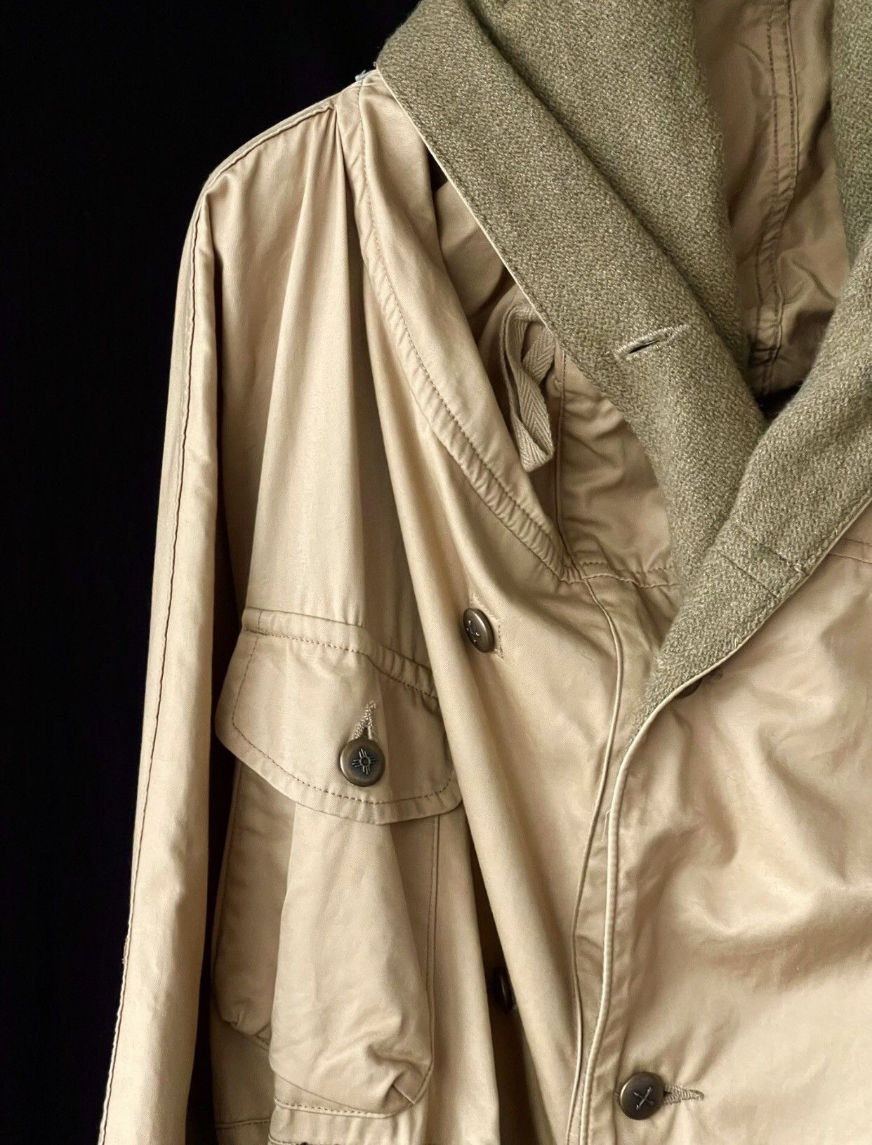 Kapital KAPITAL Hirata Kazuhiro Khaki Multi Classic Mountain Coat Size US S / EU 44-46 / 1 - 6 Thumbnail