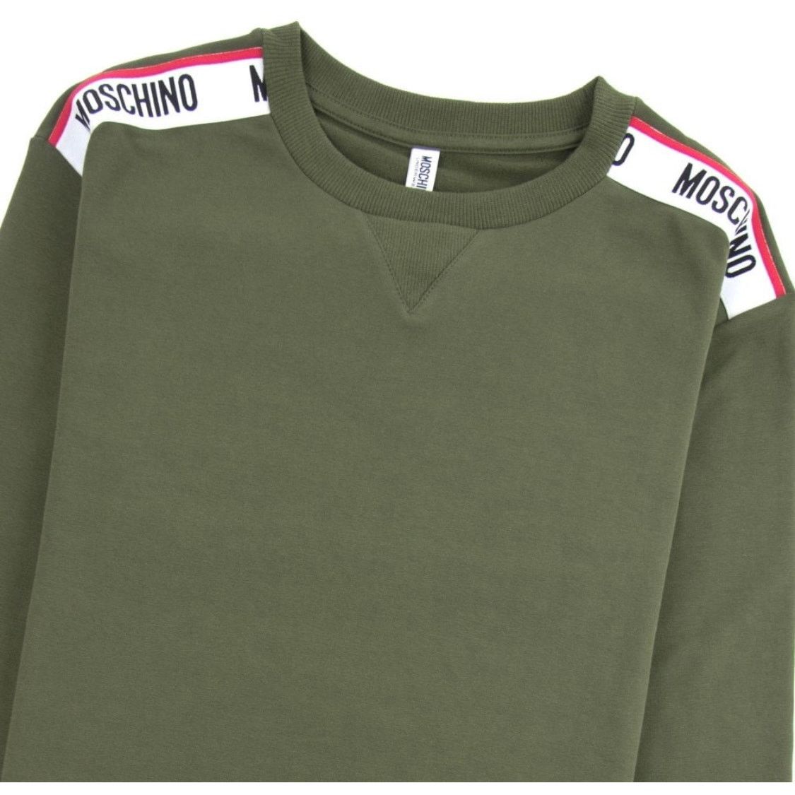 Moschino Moschino Underwear Oversized Tape Khaki Sweatshirt Size US XS / EU 42 / 0 - 2 Thumbnail