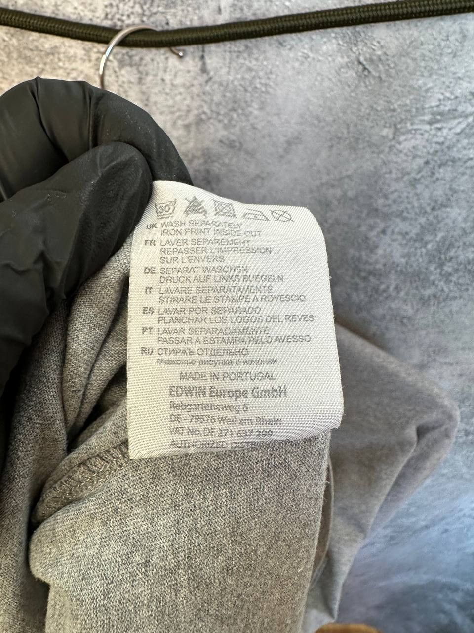 Edwin Edwin Japan Pocket Logo Long Sleeve T-Shirt Gray Crew Neck Size US XL / EU 56 / 4 - 15 Thumbnail