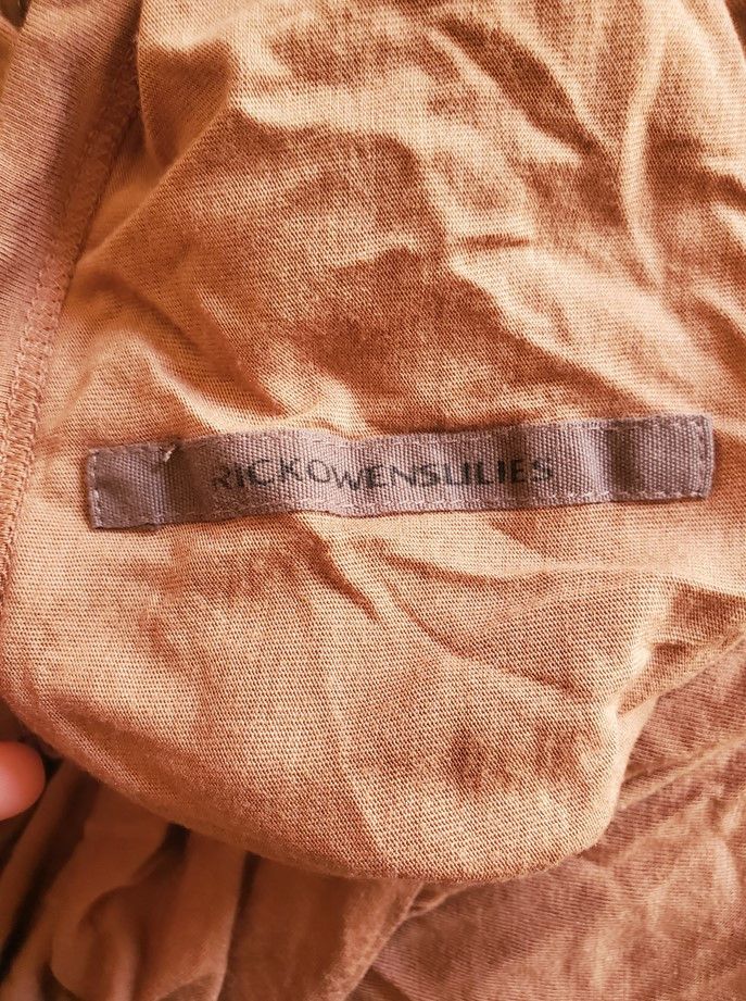 Rick Owens Rick owens rust brown asymmetrical top Size US S / EU 44-46 / 1 - 3 Thumbnail