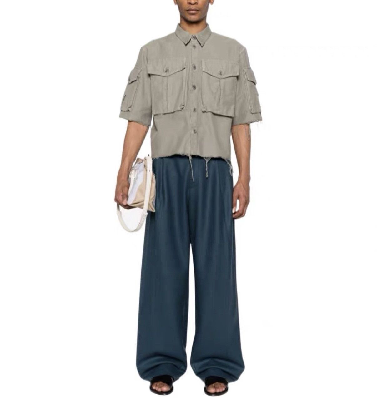 Dries Van Noten Dries Van Noten 24SS Raw-Edge Short Size US L / EU 52-54 / 3 - 4 Thumbnail