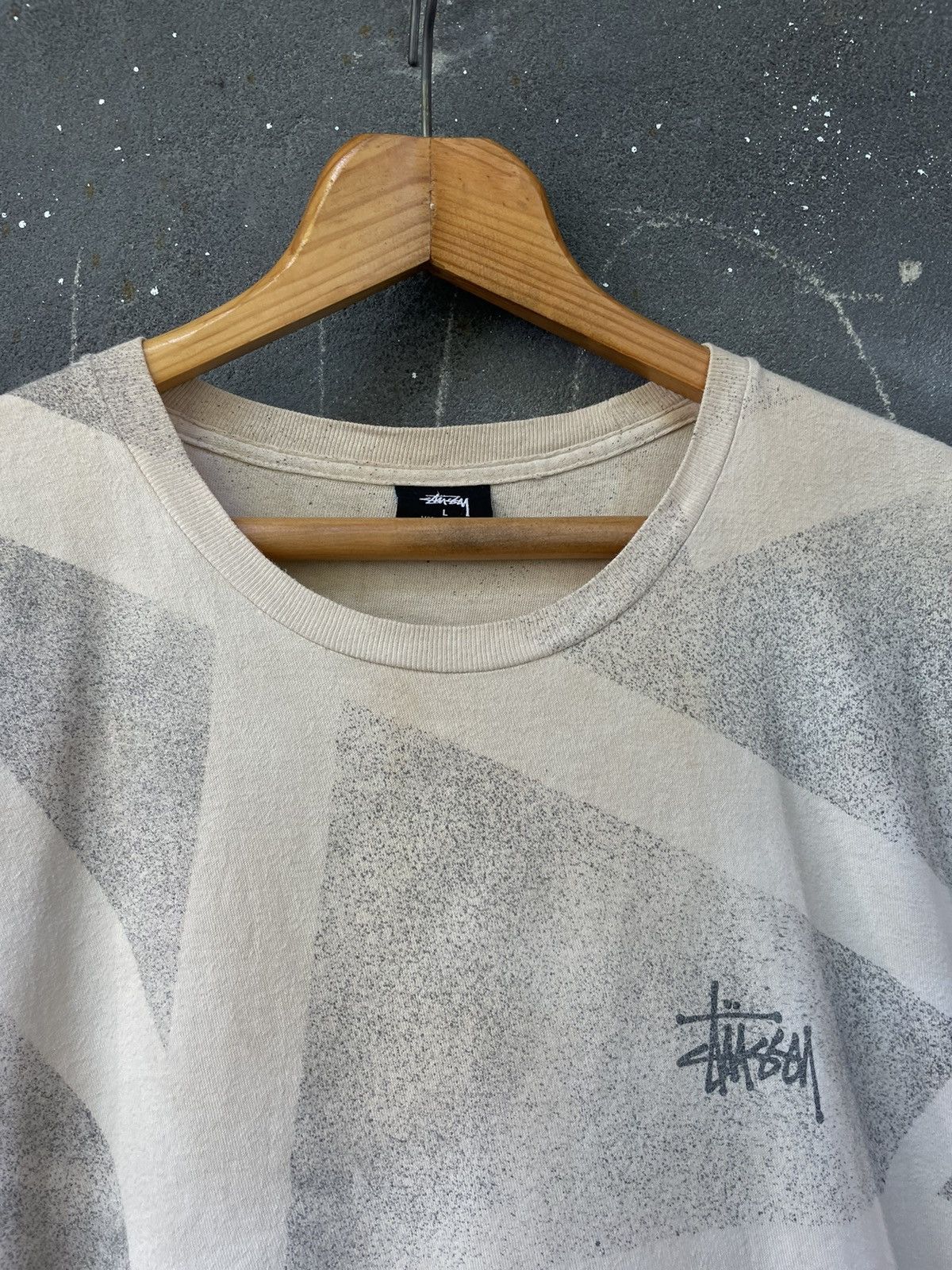 Stussy × Vintage Vintage Stussy Short Shirt Y2K Custom 90’s Big Logo Printed Size US L / EU 52-54 / 3 - 6 Thumbnail
