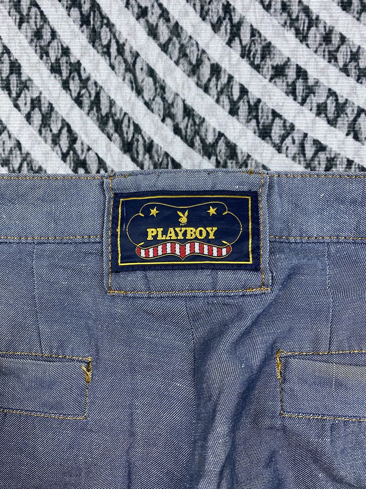 Playboy Rare❗️Vintage 90s Playboy Sport Faded Pants Size US 29 - 11 Thumbnail