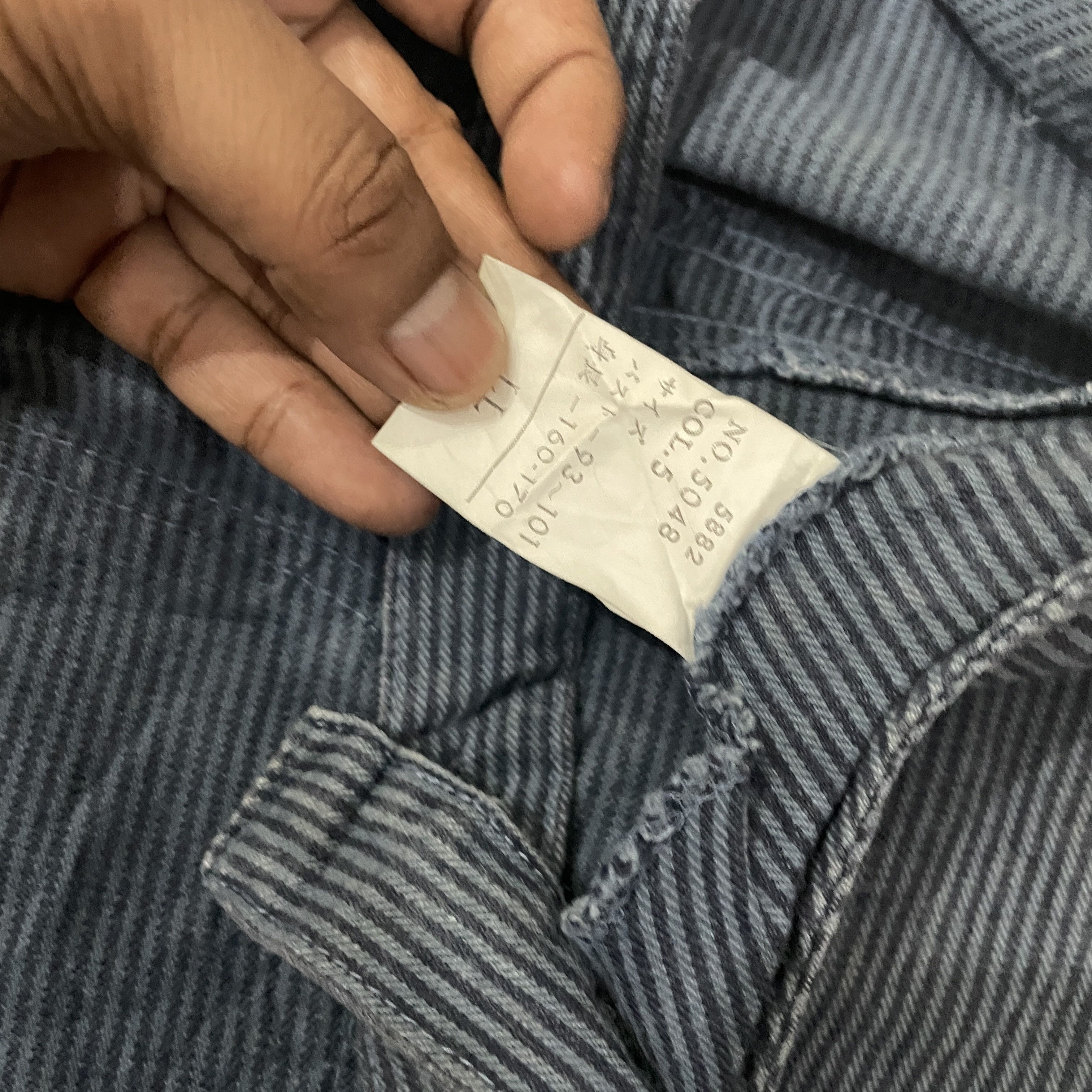 Japanese Brand Vintage Fc Company Hickory Stripe Overall Size US 42 / EU 58 - 6 Thumbnail