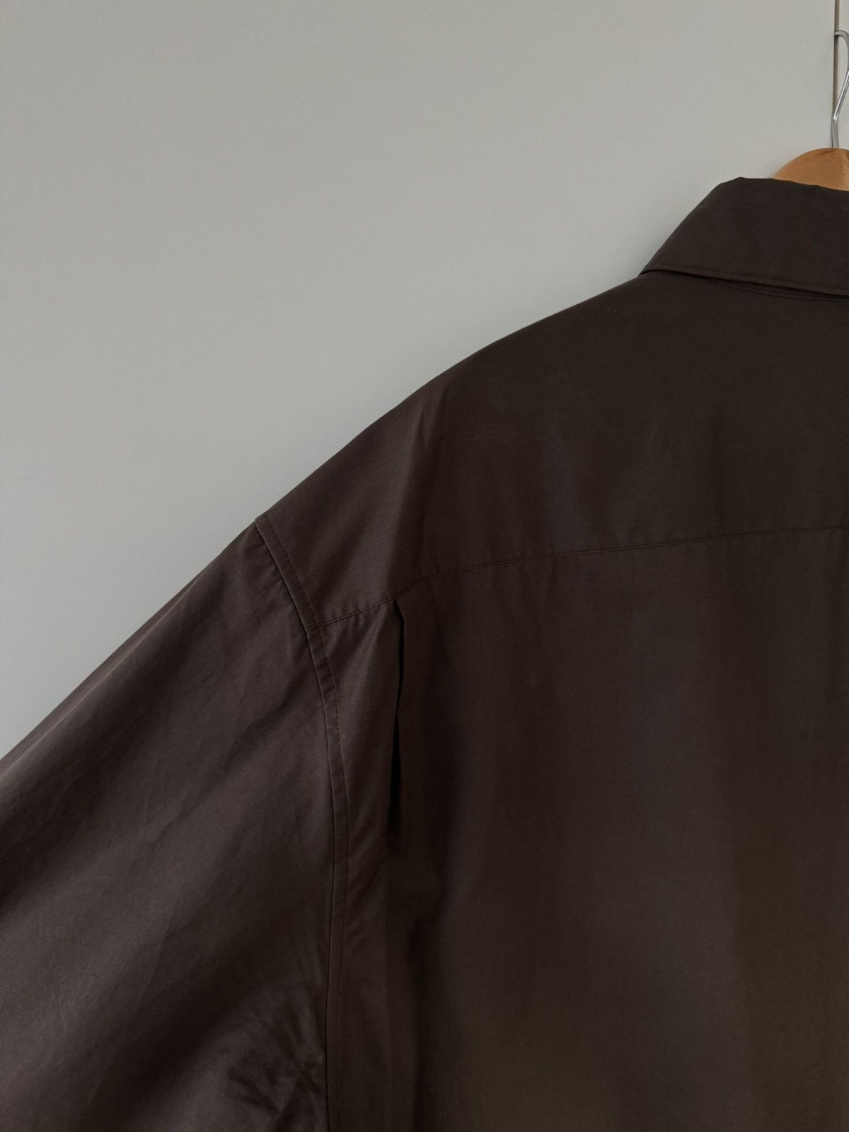 Lemaire Twisted Shirt in Brown Cotton 54 Size US XXL / EU 58 / 5 - 10 Thumbnail