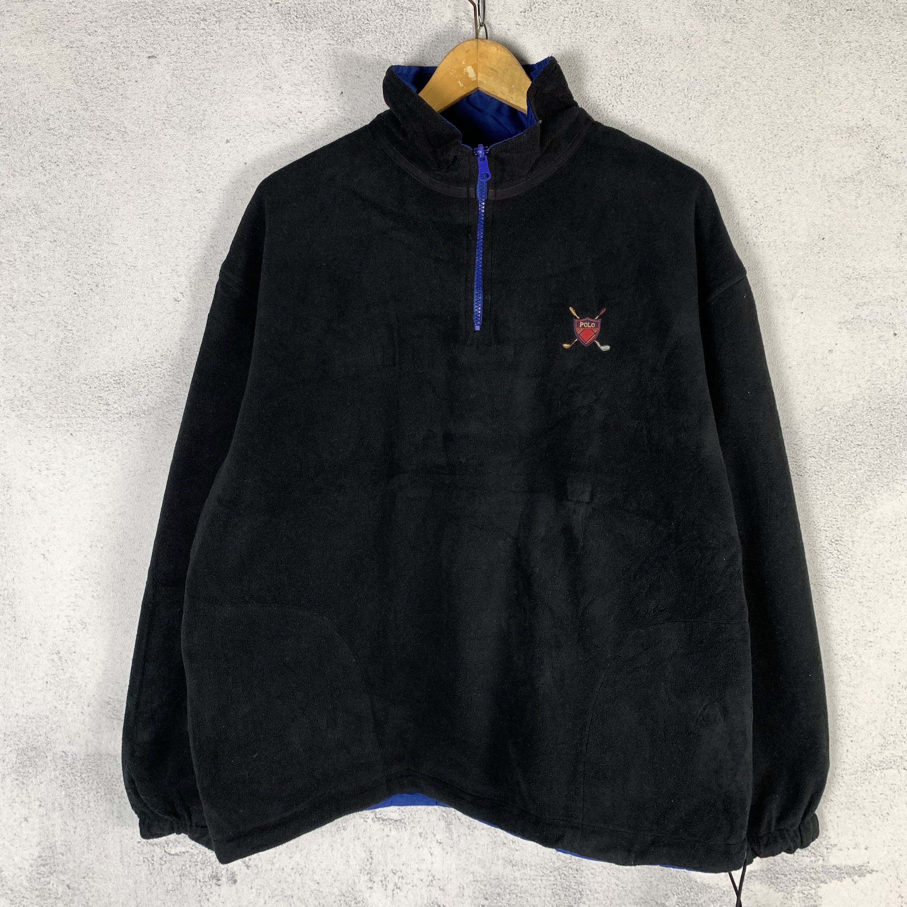 Polo Ralph Lauren Reversible Polo Golf Ralph Lauren Fleece Jacket Vintage Size US M / EU 48-50 / 2 - 1 Thumbnail