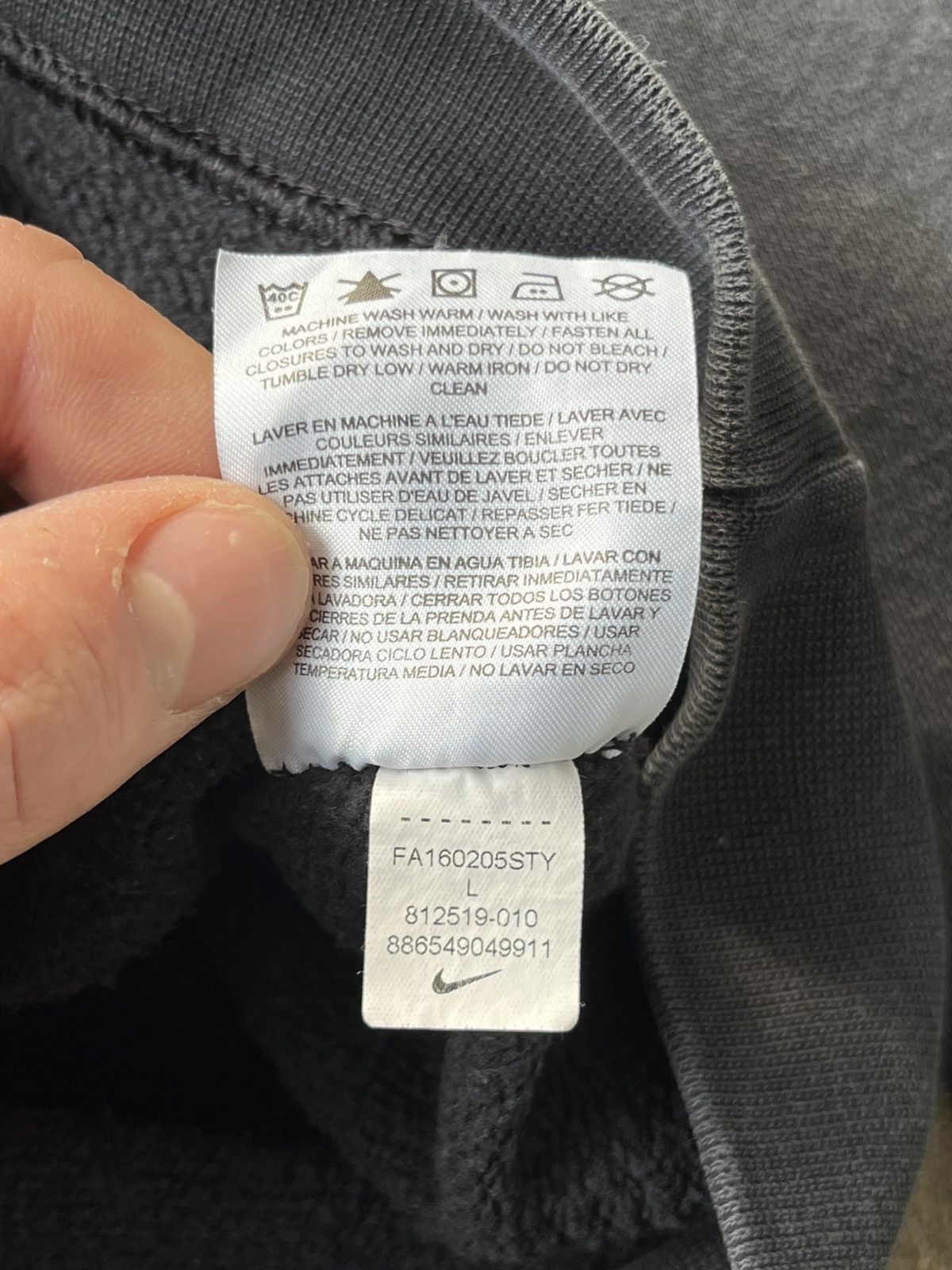 Nike Perfect Y2K Black Nike Quarterzip Hoodie Size US L / EU 52-54 / 3 - 6 Thumbnail