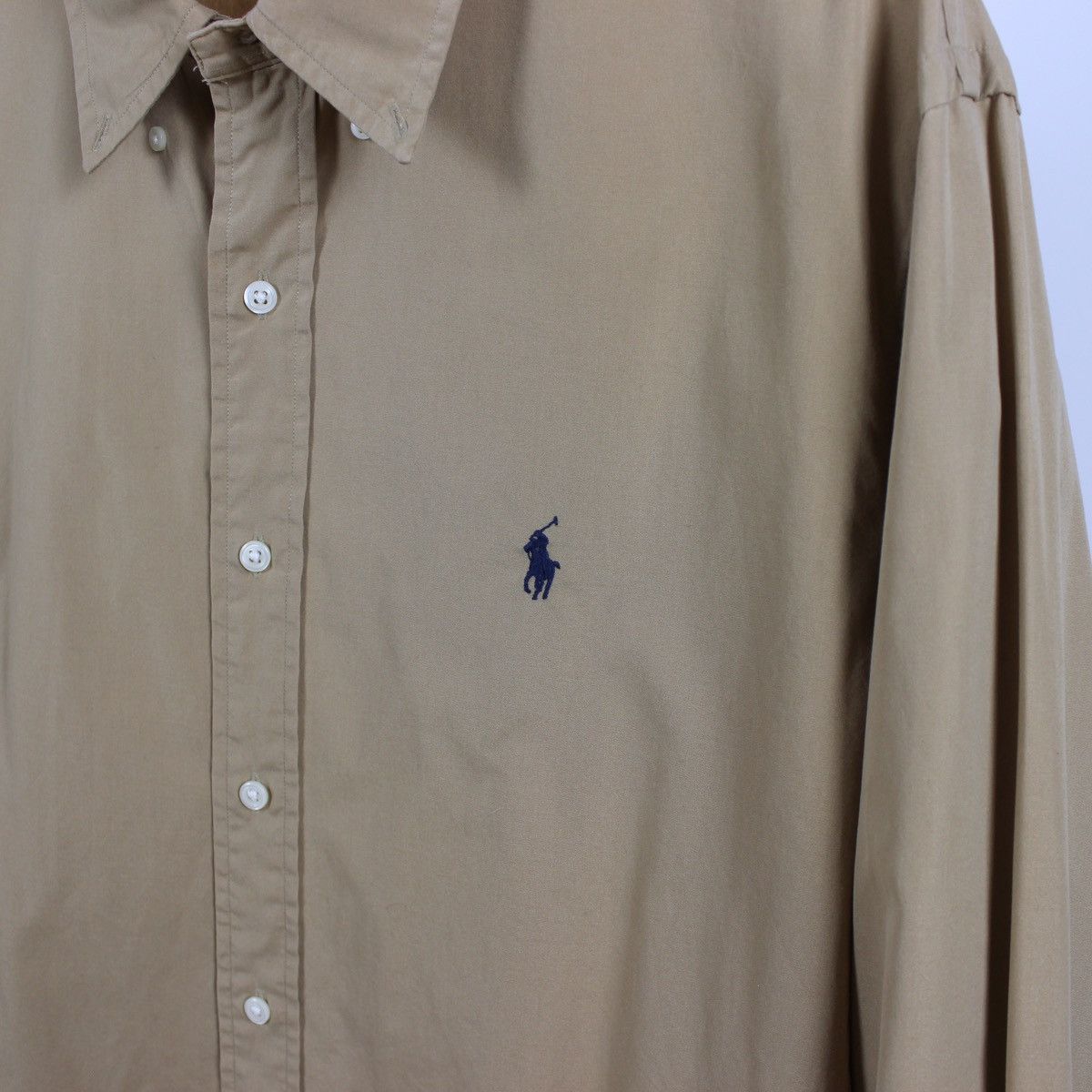 Polo Ralph Lauren Vintage Polo Ralph Lauren Long Sleeve Shirt Oversize Size US XL / EU 56 / 4 - 4 Thumbnail